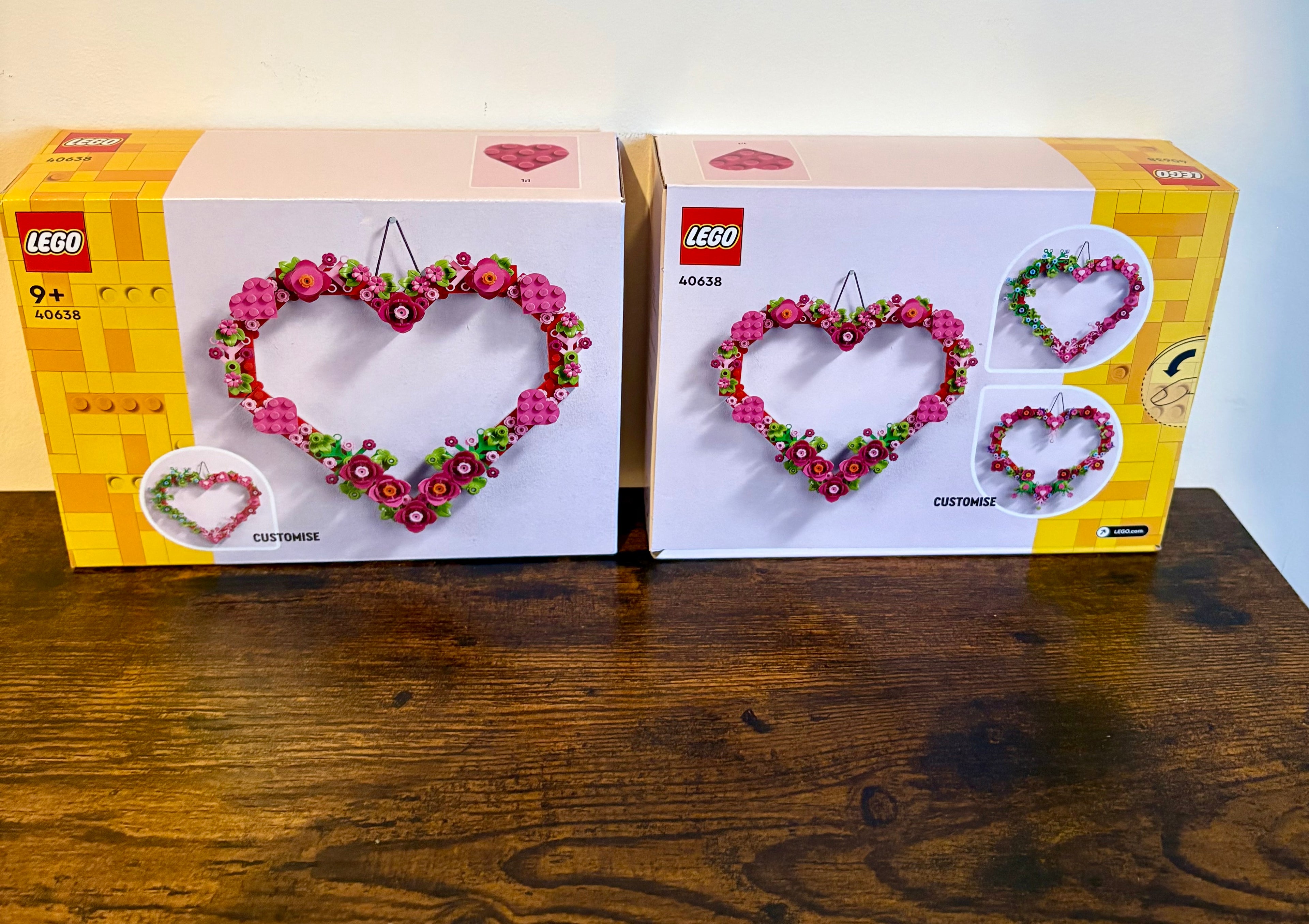Lego Creator Heart Wreath Ornament Set 40638
