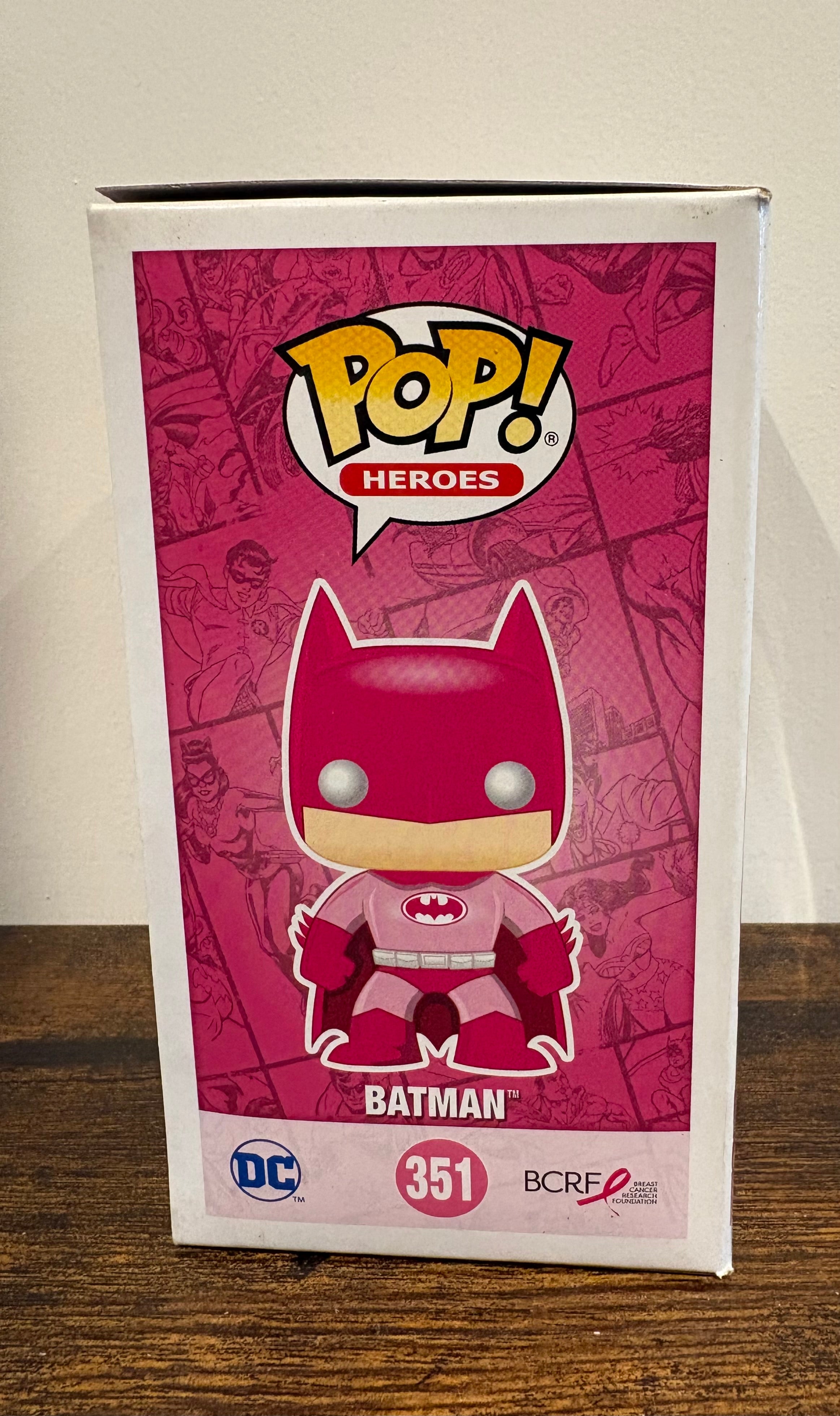 Funko Pop! Heroes Pink Batman Figure #351 DC Comics  BCRF