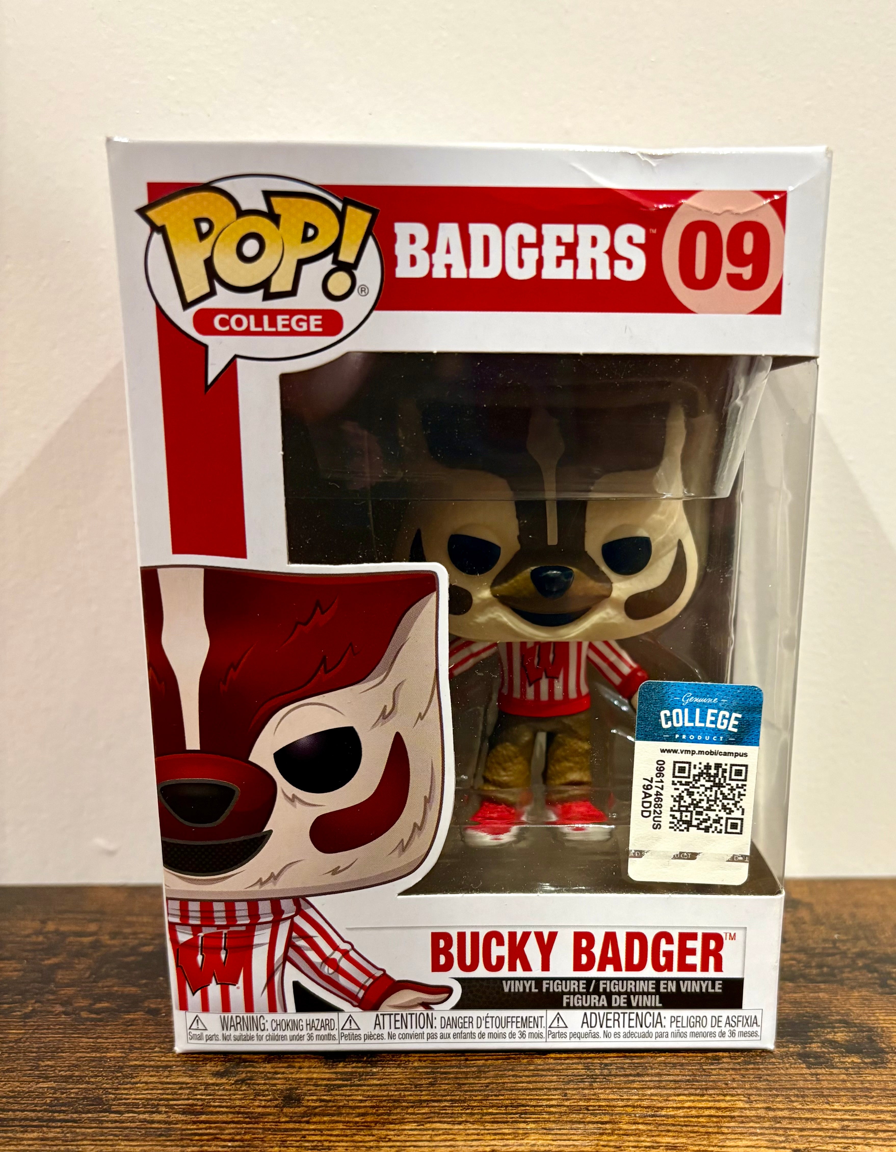 Funko pop #09 Bucky Badgers, Badgers college product