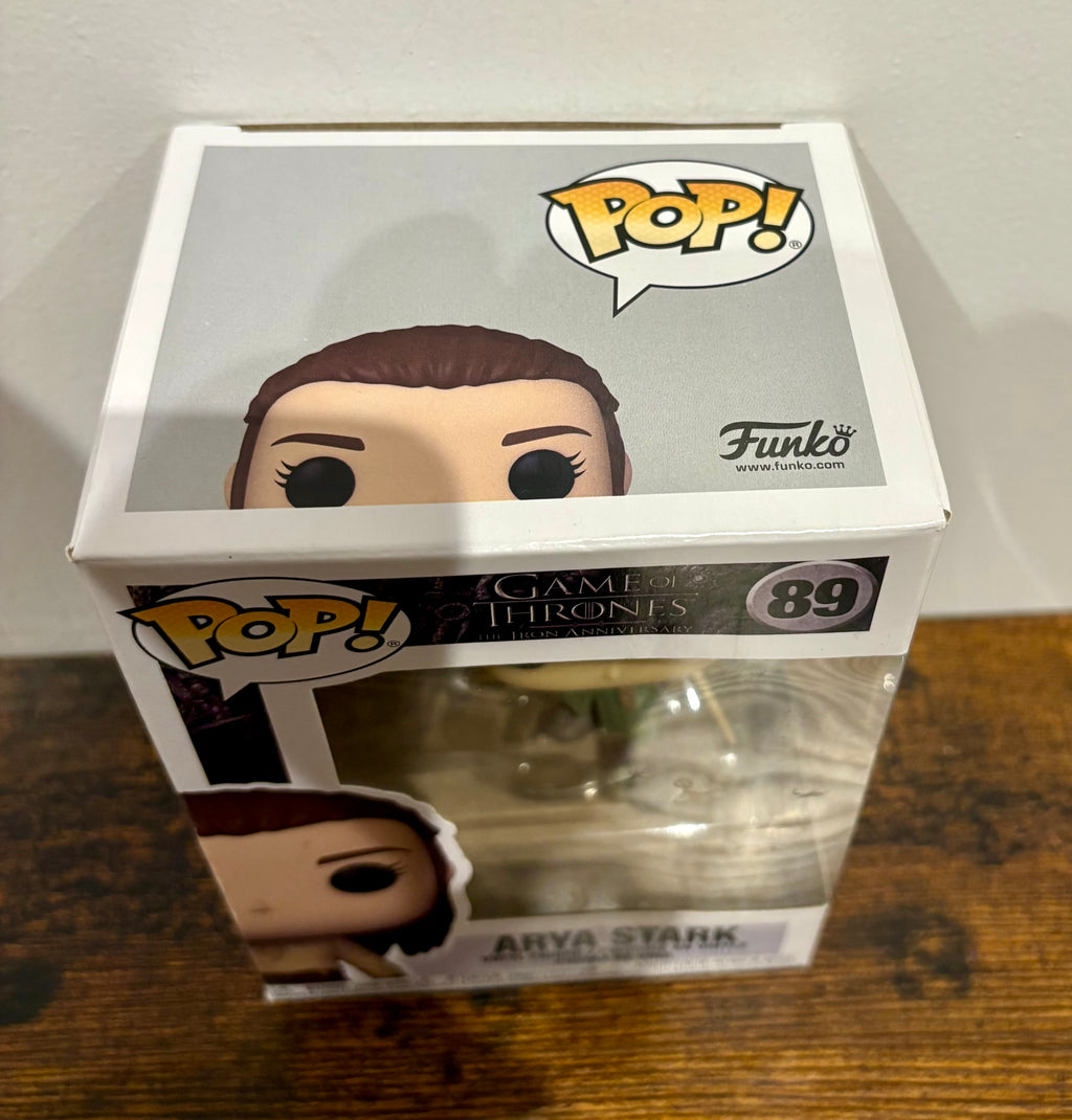 Funko pop GAME OF THRONES IRON ANNIVERSARY ARYA TRAINING  POP VINYL FIGURE FUNKO 89