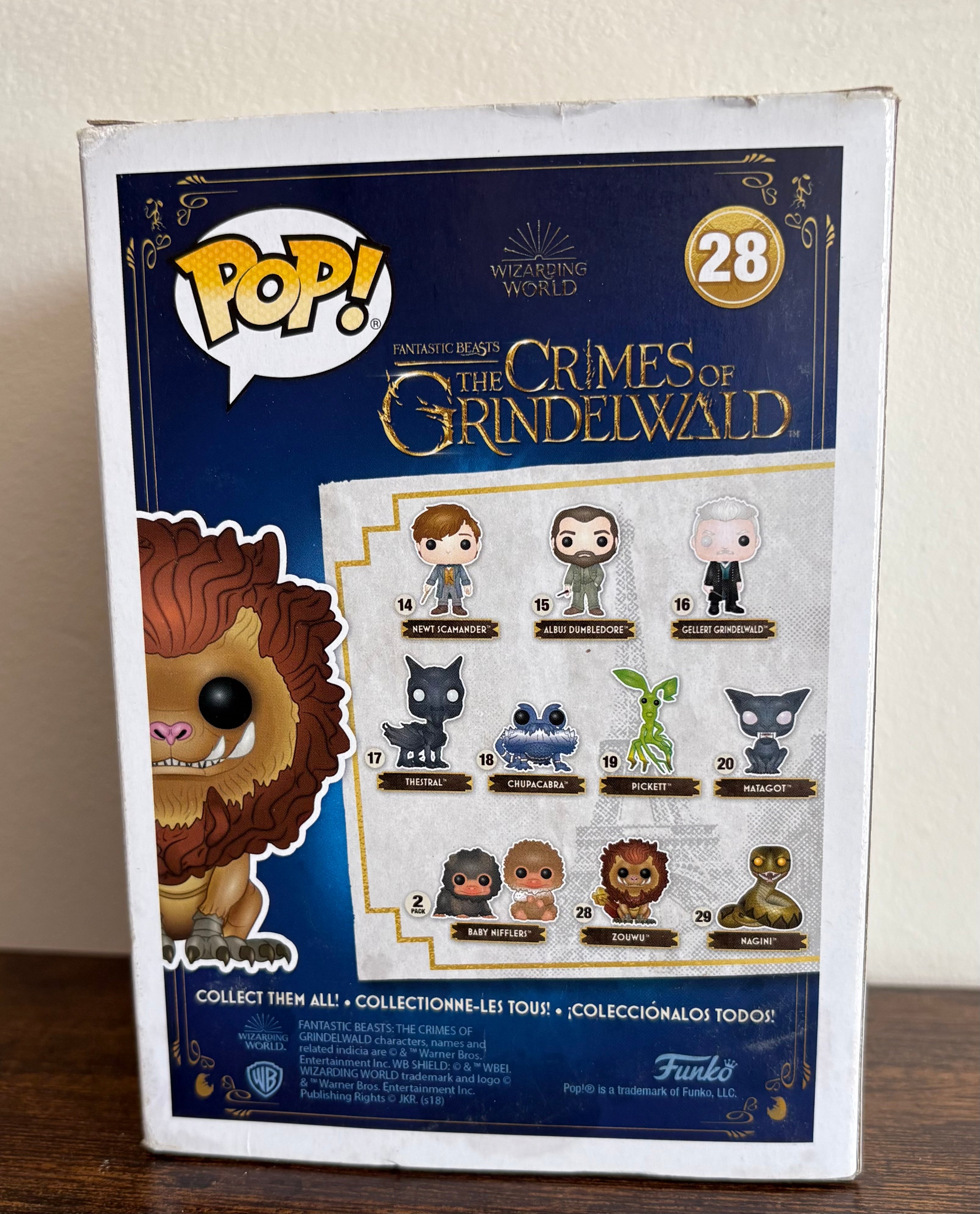 Funko Pop #28 Zouwu Fantastic Beasts