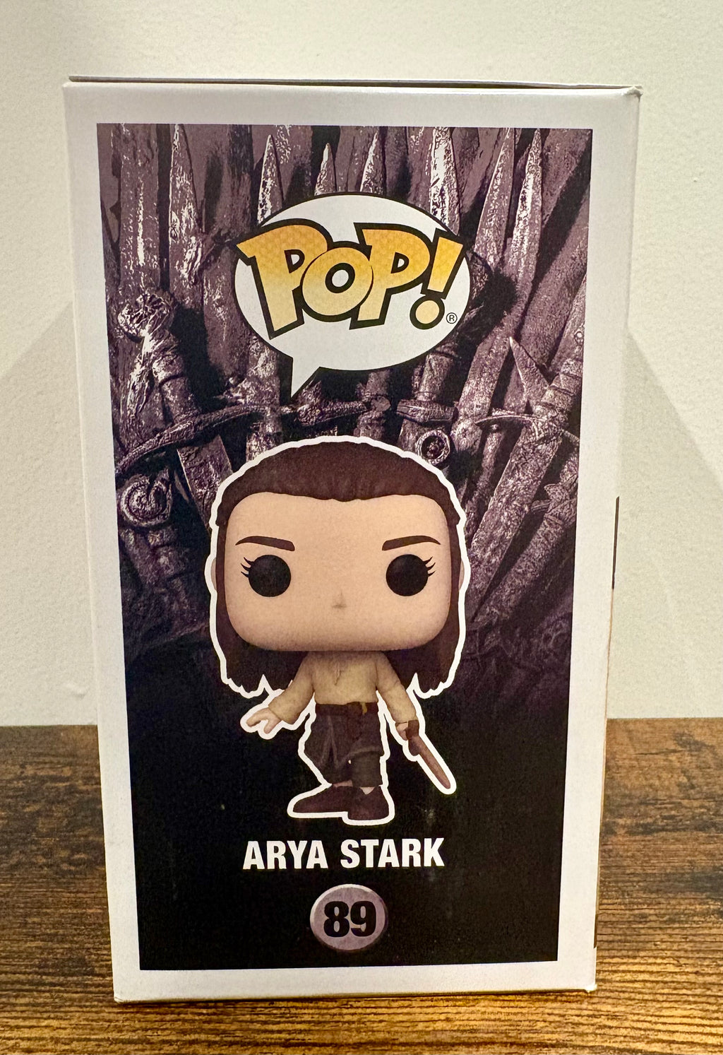 Funko pop GAME OF THRONES IRON ANNIVERSARY ARYA TRAINING  POP VINYL FIGURE FUNKO 89