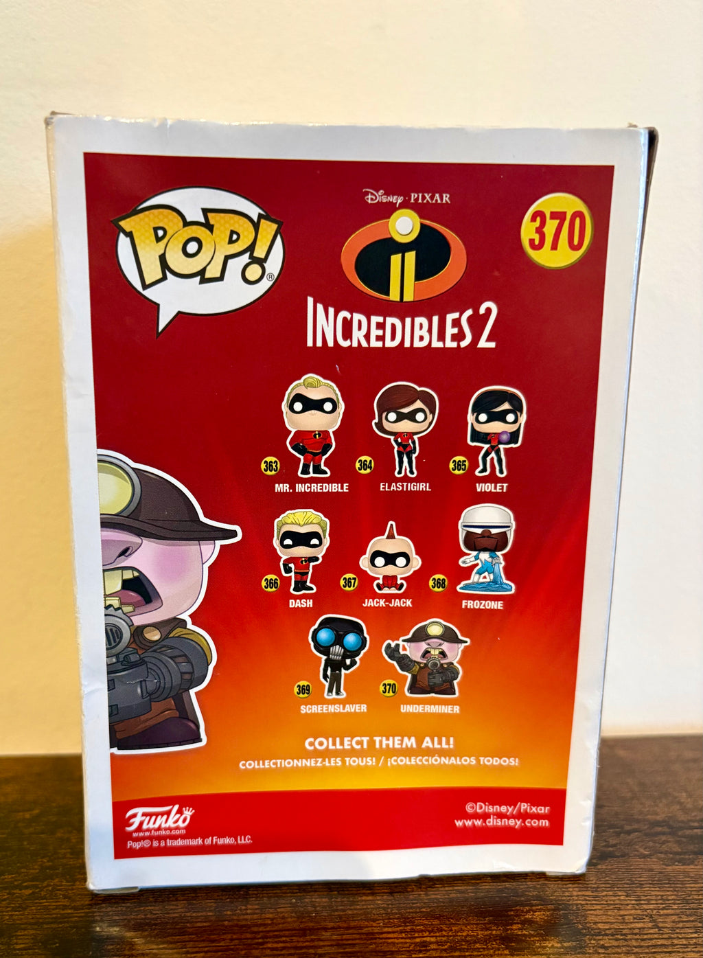 Funko Pop #370 Incredibles 2 Underminer