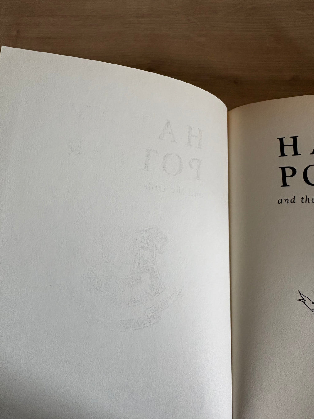 Collectables - Harry Potter and the Order of the Phoenix 1st/1st Edition with errors no dust jacket