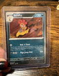 Pokemon Card Scrafty 188 Black Star Promo Cosmo Holo Near Mint