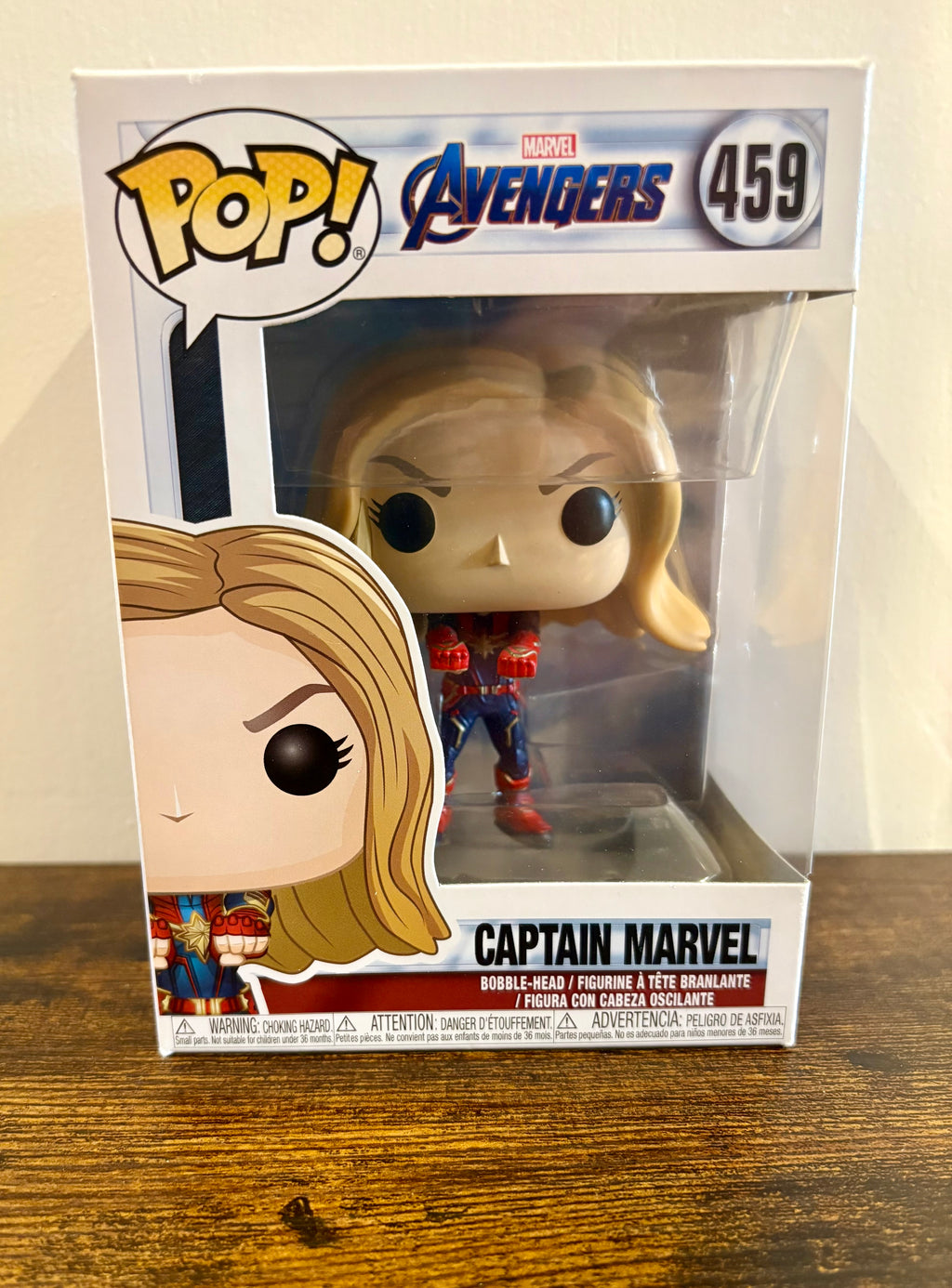 Funko Pop #459 Captain Marvel Avengers Endgame Figure