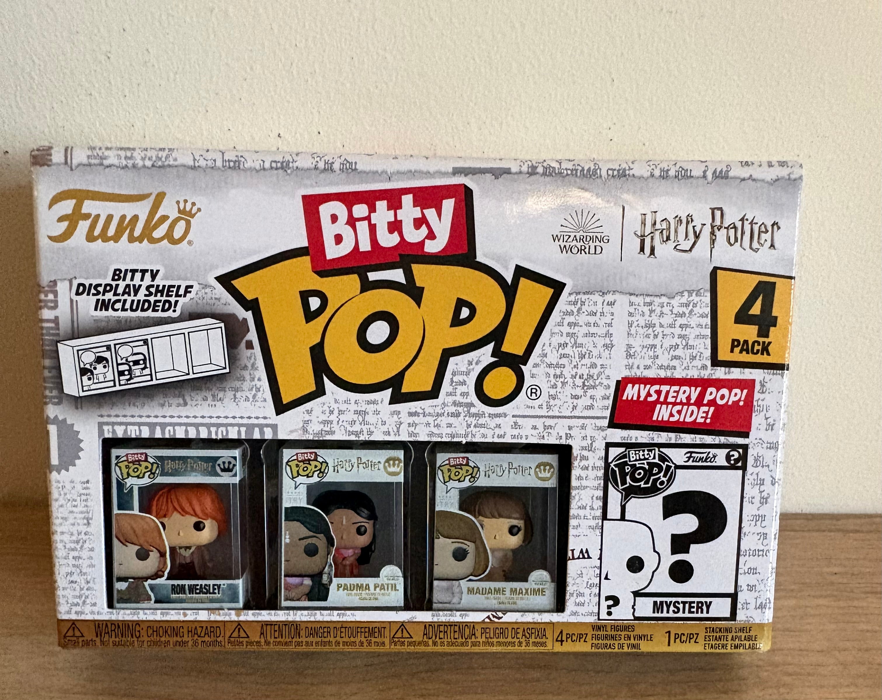 Funko Pop! Bitty Pop Ron Weasley, Padma Patil, Madame Maxine Brand New