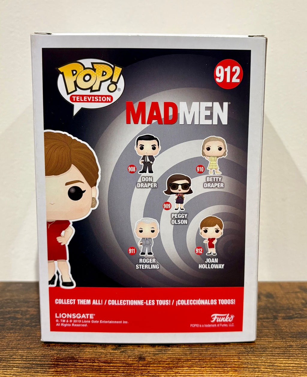 Funko Pop Television Mad Men Joan Holloway #912 Vinyl Figure Collectible