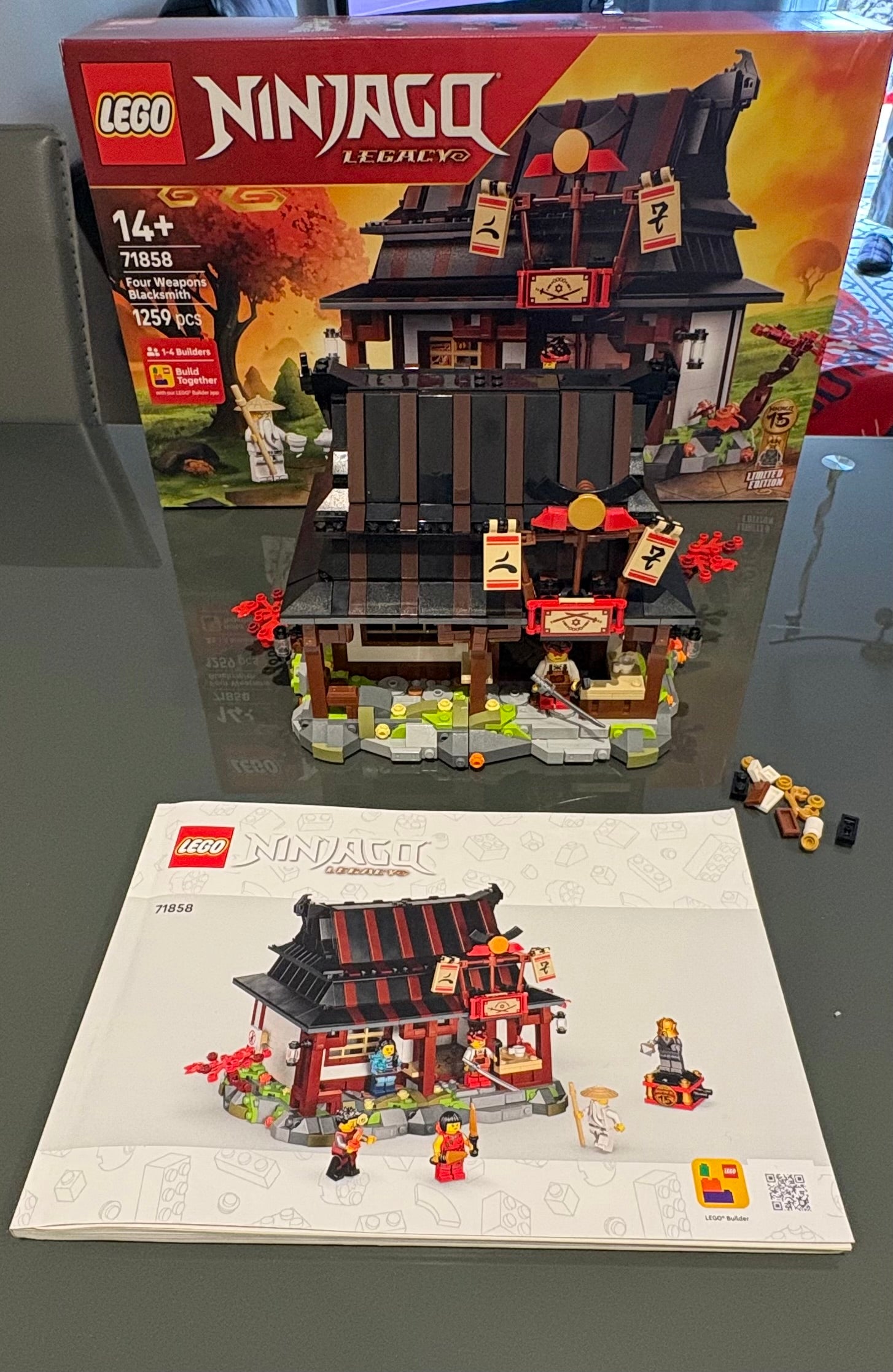 LEGO #71858 NINJAGO Legacy Four Weapons Blacksmith