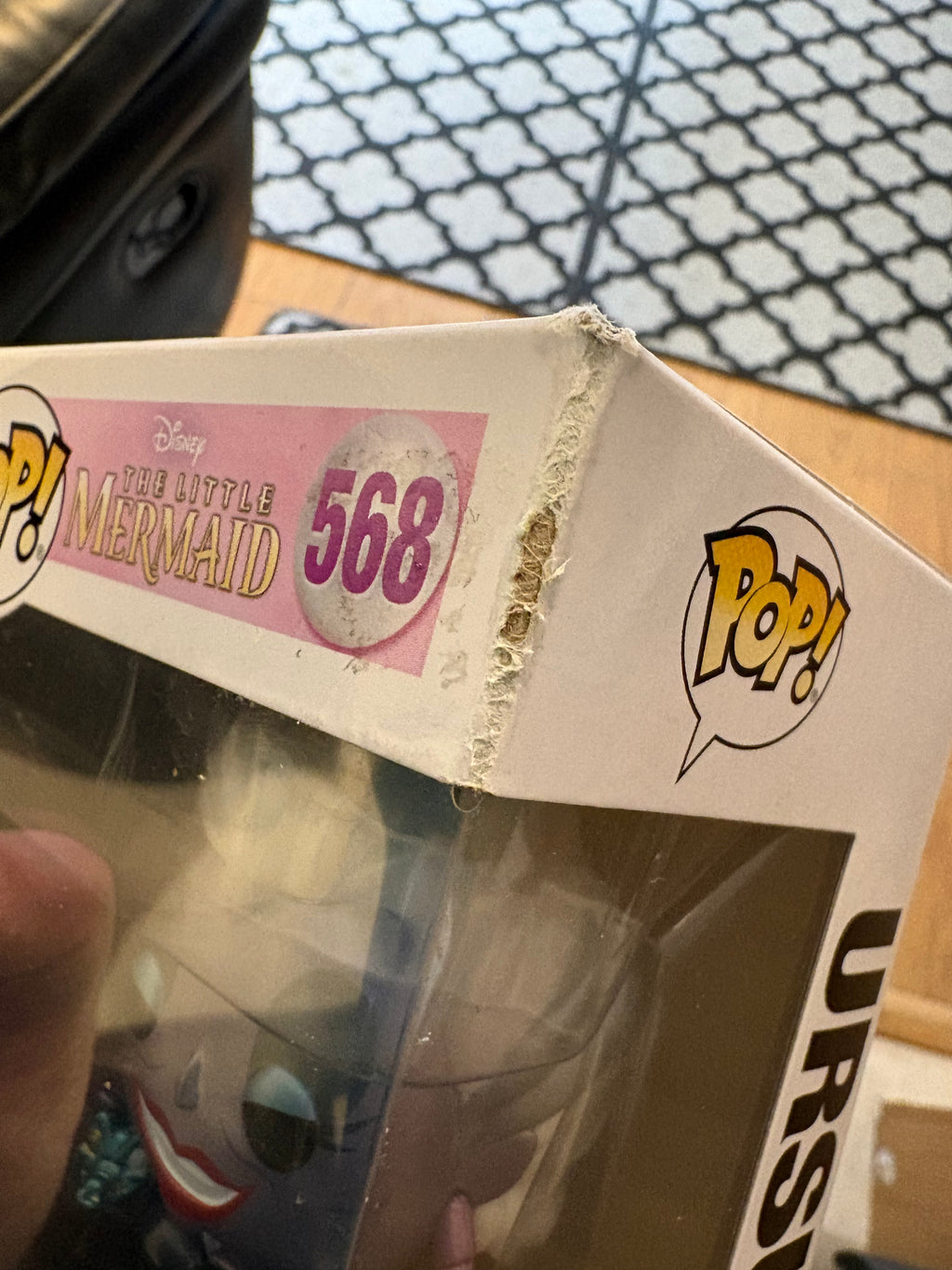 Funko Pop Disney The Little Mermaid Ursula Metallic #568 Damaged box