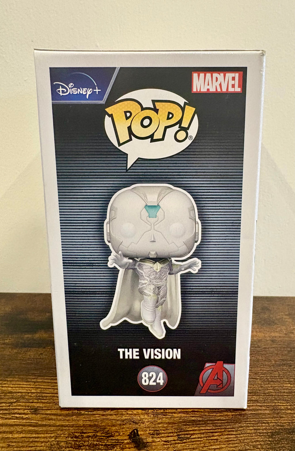 Funko Pop! 824 Marvel Wandavision The Vision Vinyl Figure Bobble Head Boxed.