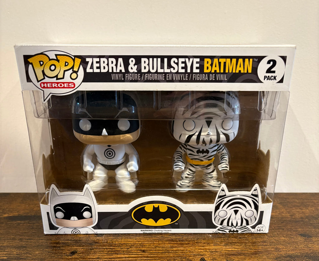Funko POP! Zebra & Bullseye Batman 2 Pack Superheros Collectible