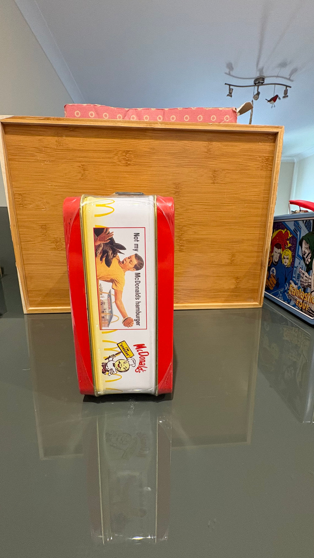 McDonald's Hamburgers Lunchbox Metal Tin – 1998 Vintage Collectible (New & Sealed)