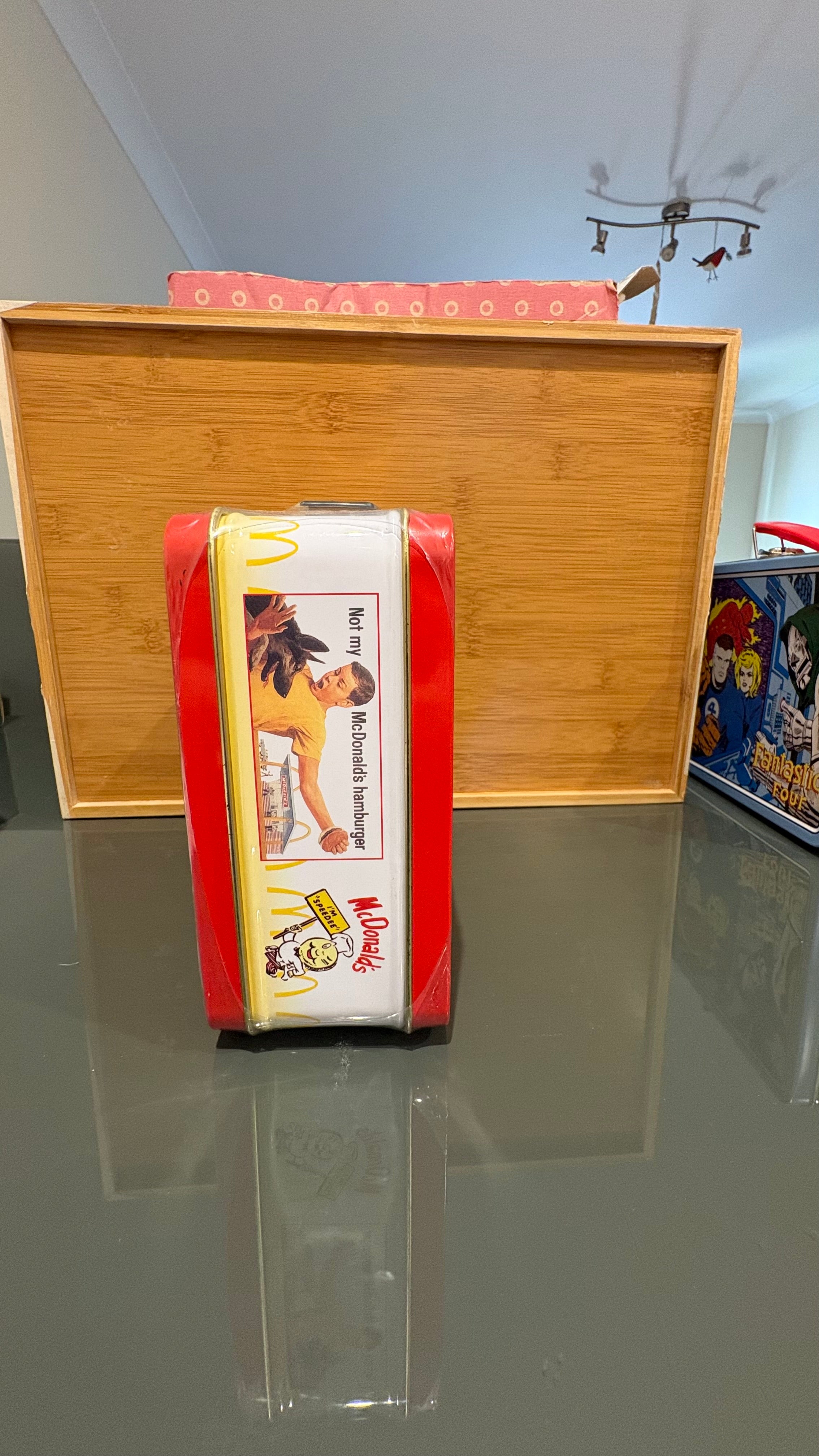McDonald's Hamburgers Lunchbox Metal Tin – 1998 Vintage Collectible (New & Sealed)