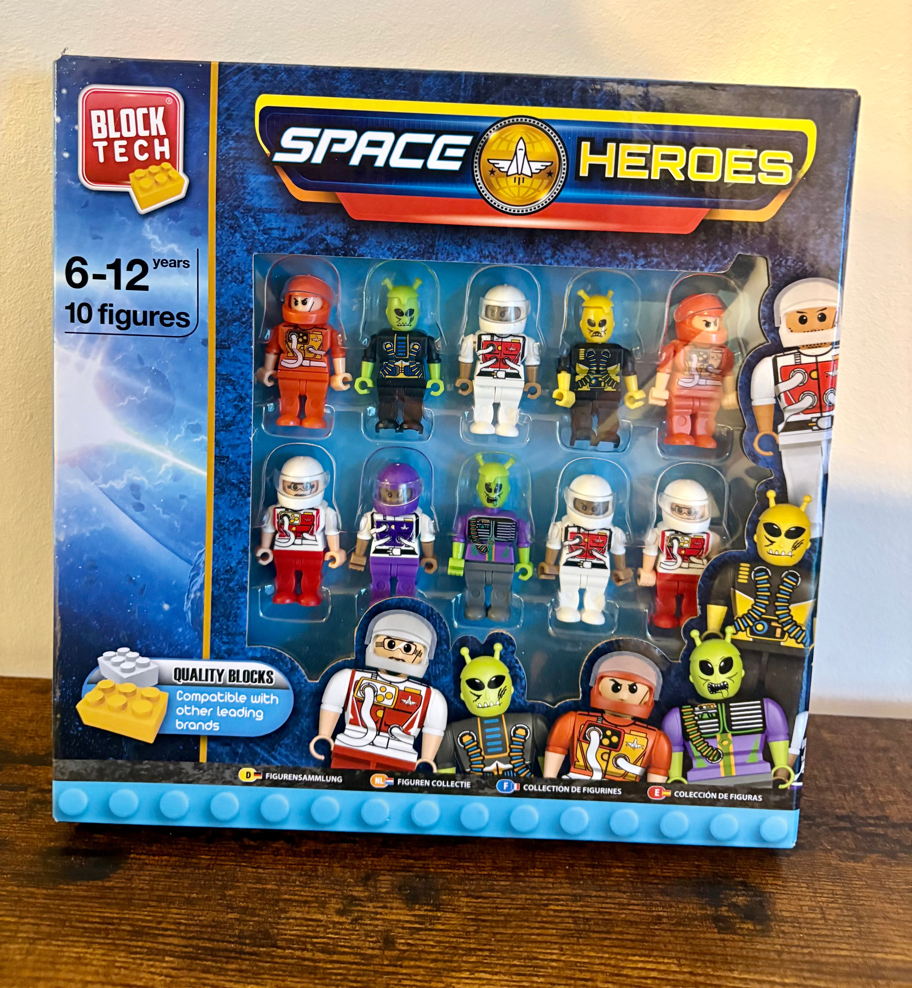 Mini Figure Block Tech x10 Figures Space Heroes