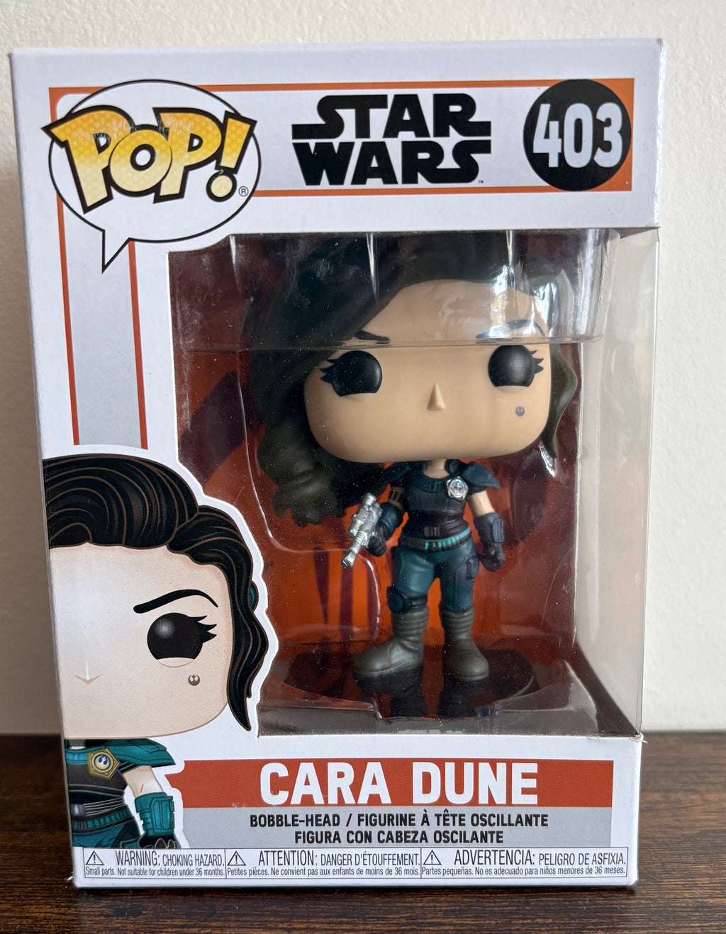 Funko Pop #403 Cara Dune - Star Wars.