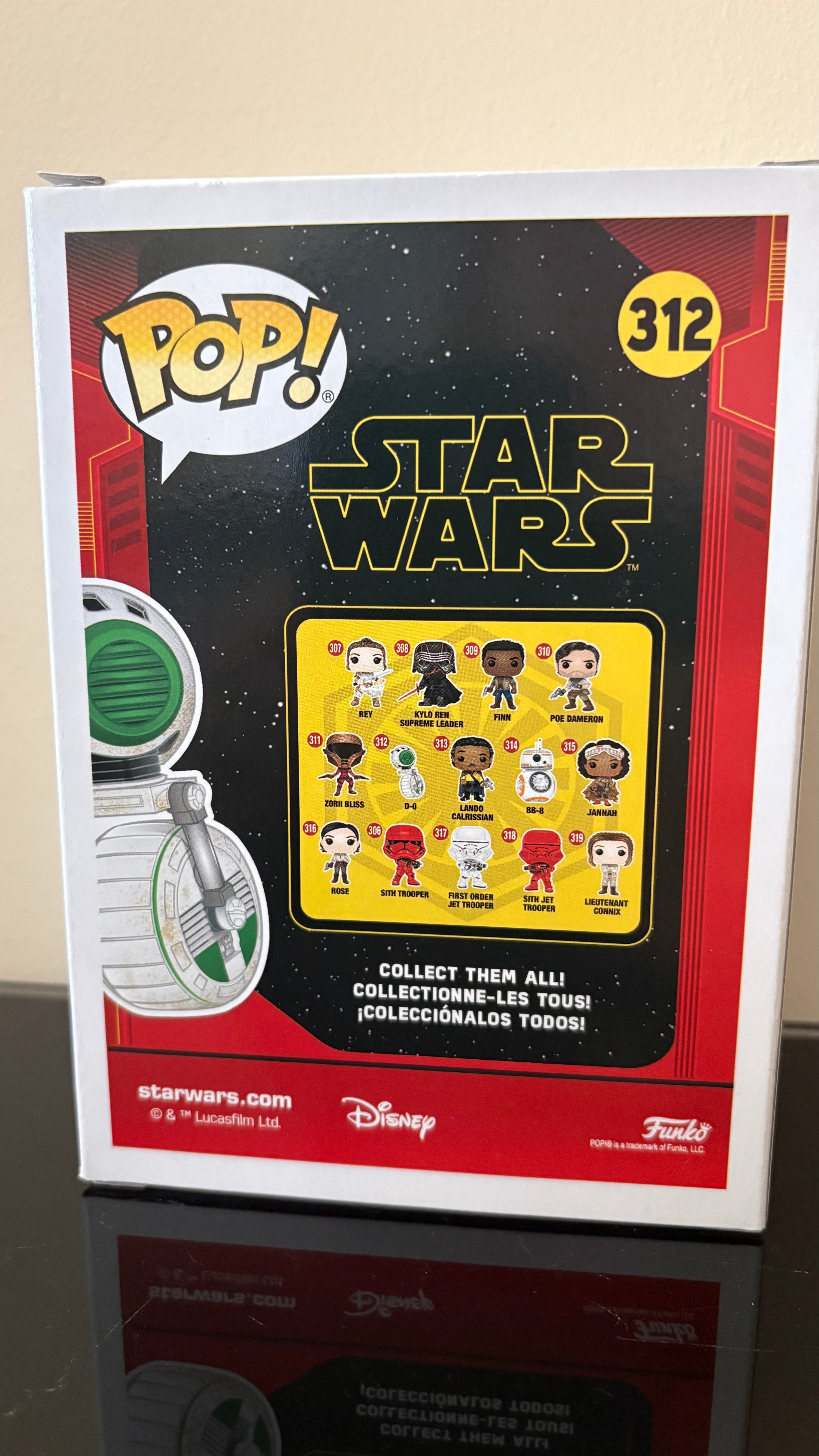 Funko Pop - D-0 #312 Star Wars Collectible Figure