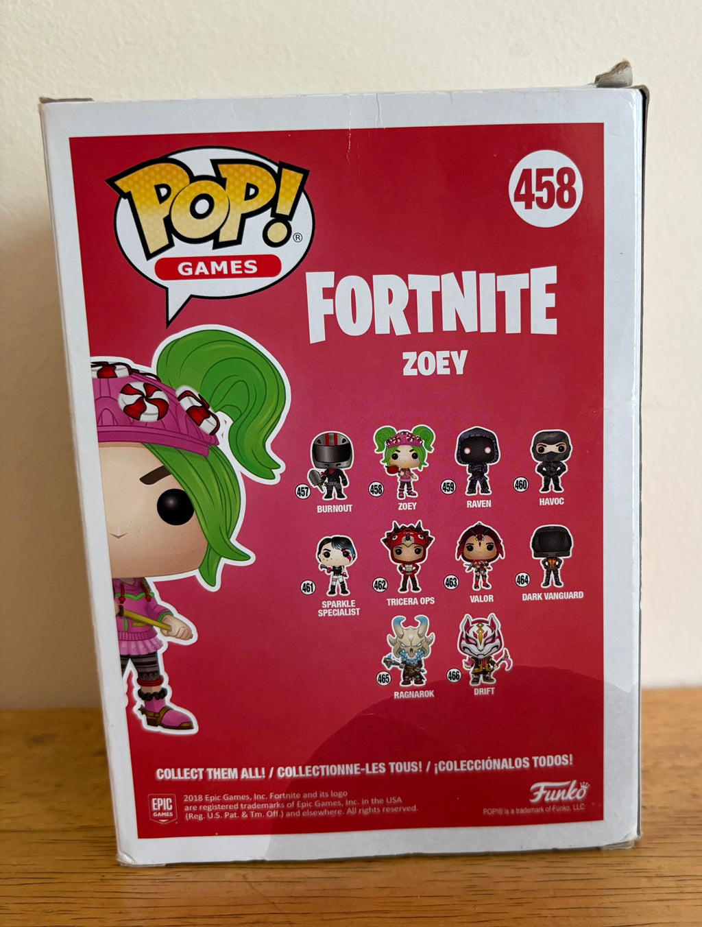 Funko Pop! Games: Fortnite Zoey #458 Vinyl Collectible Figure