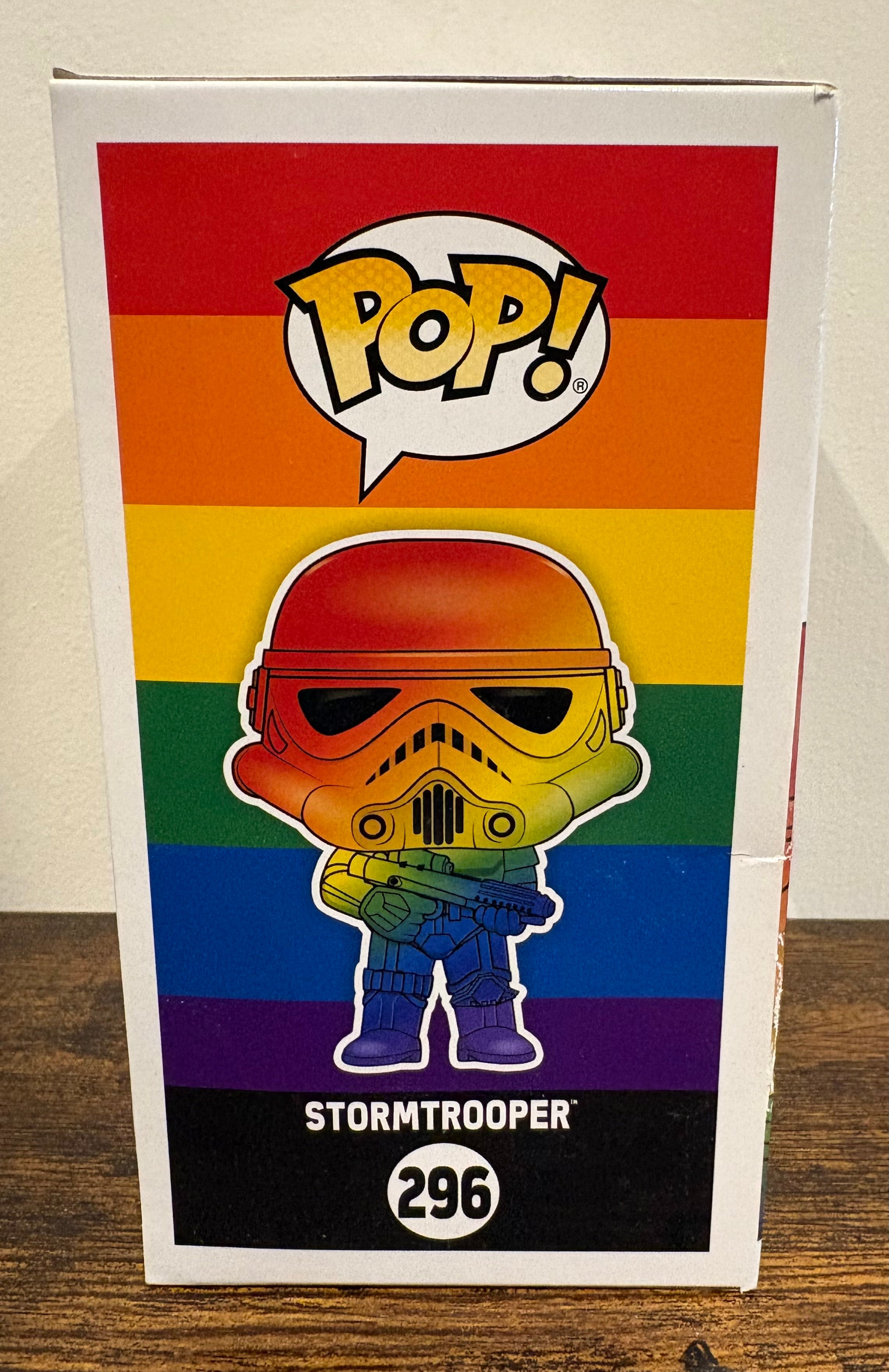 Funko Pop! Star Wars Stormtrooper #296 Rainbow Rare Vinyl Figure