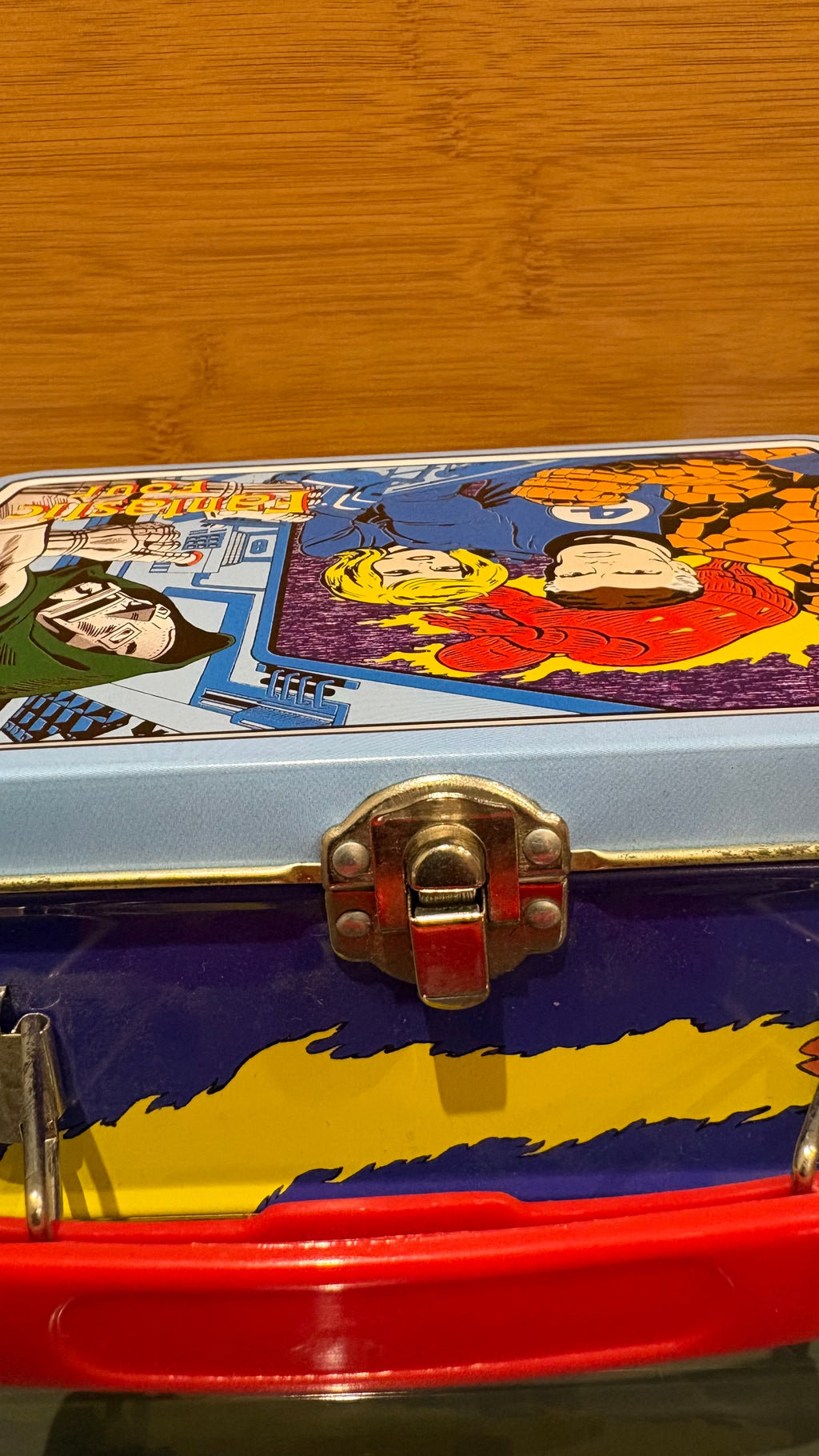 Collectable 1998 Fantastic Four Lunch Tin Featuring Doctor Doom Marvel Comics,