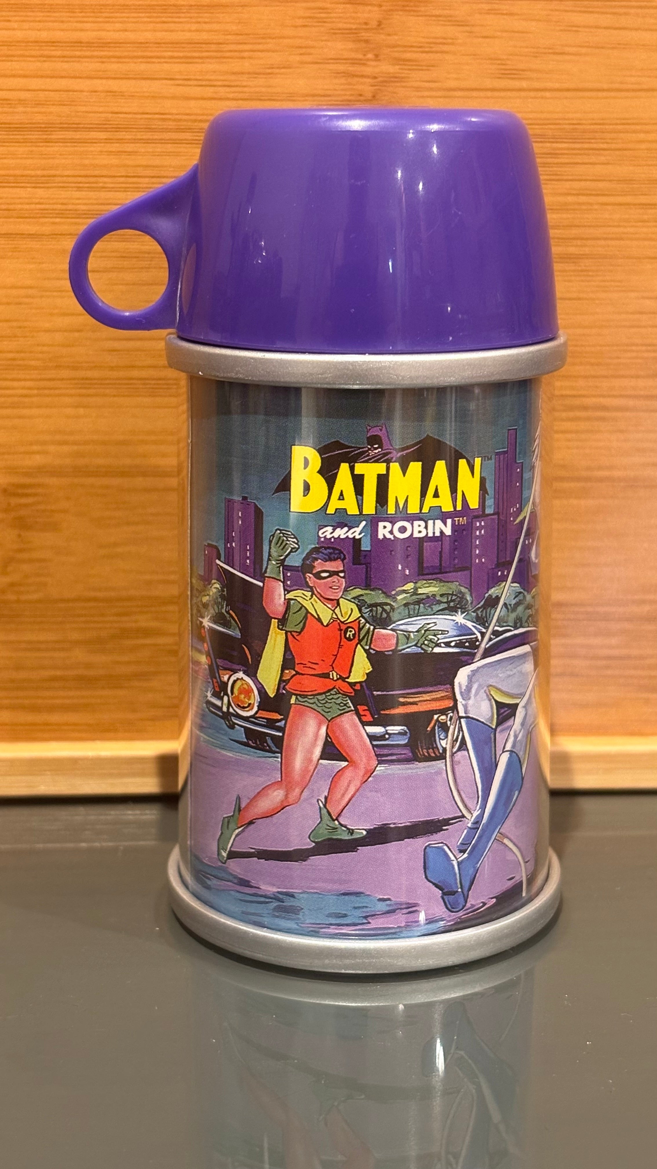 Batman & Robin DC Comics Metal Lunch Tin – Hasbro Hallmark Vintage Collectible..