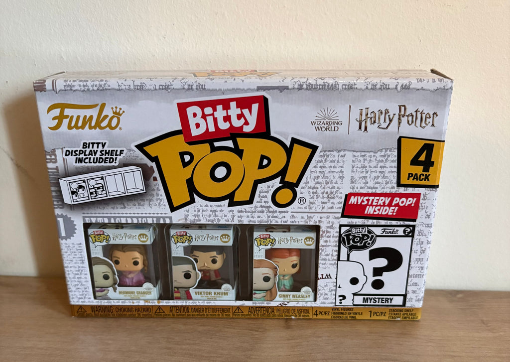 Funko Pop! Bitty Pop Hermione Granger, Viktor Krum, Ginny Mystery Figure