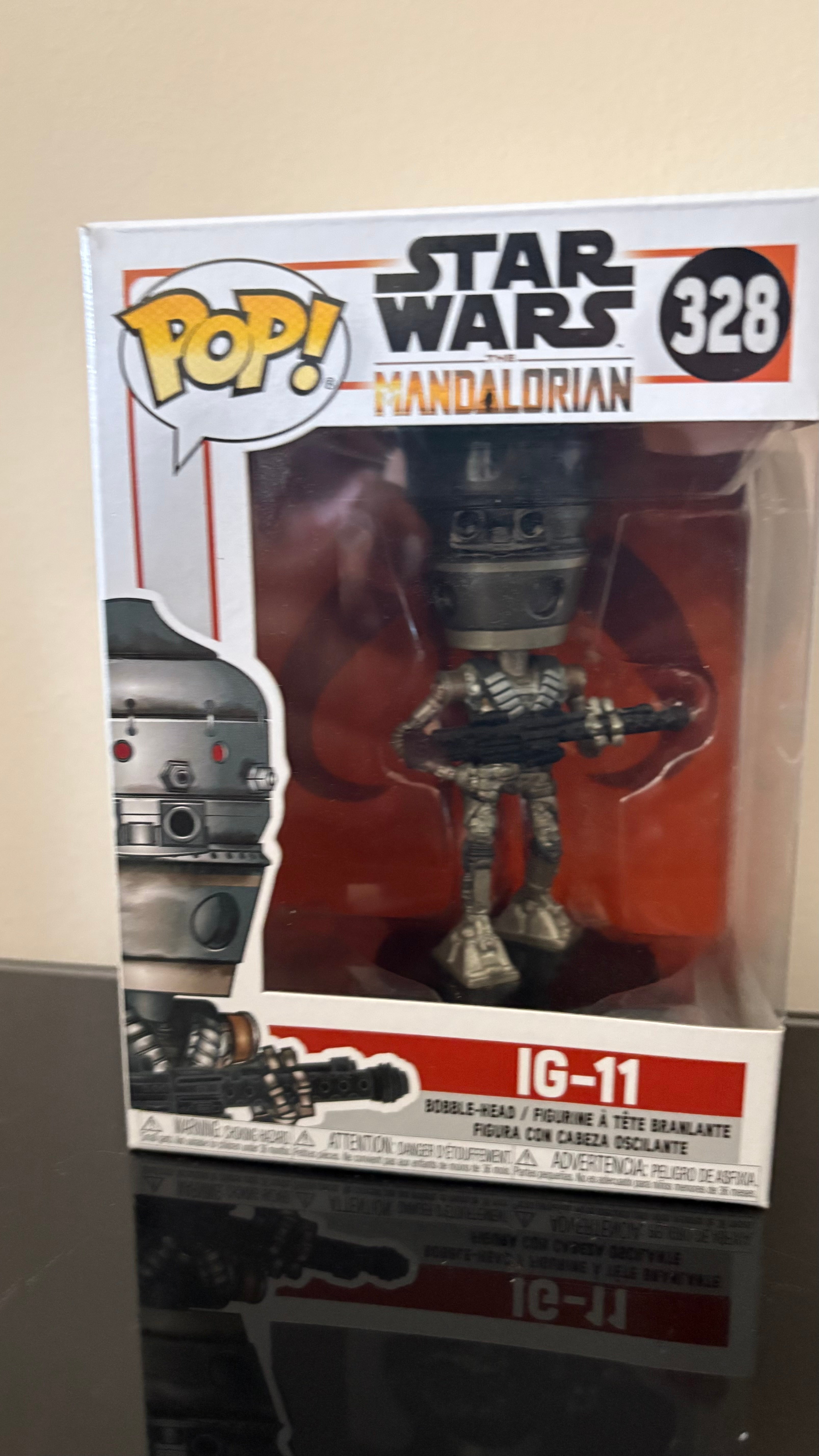 Funko POP! Star Wars IG-11 328 Vinyl Figure Mandalorian Collectible,