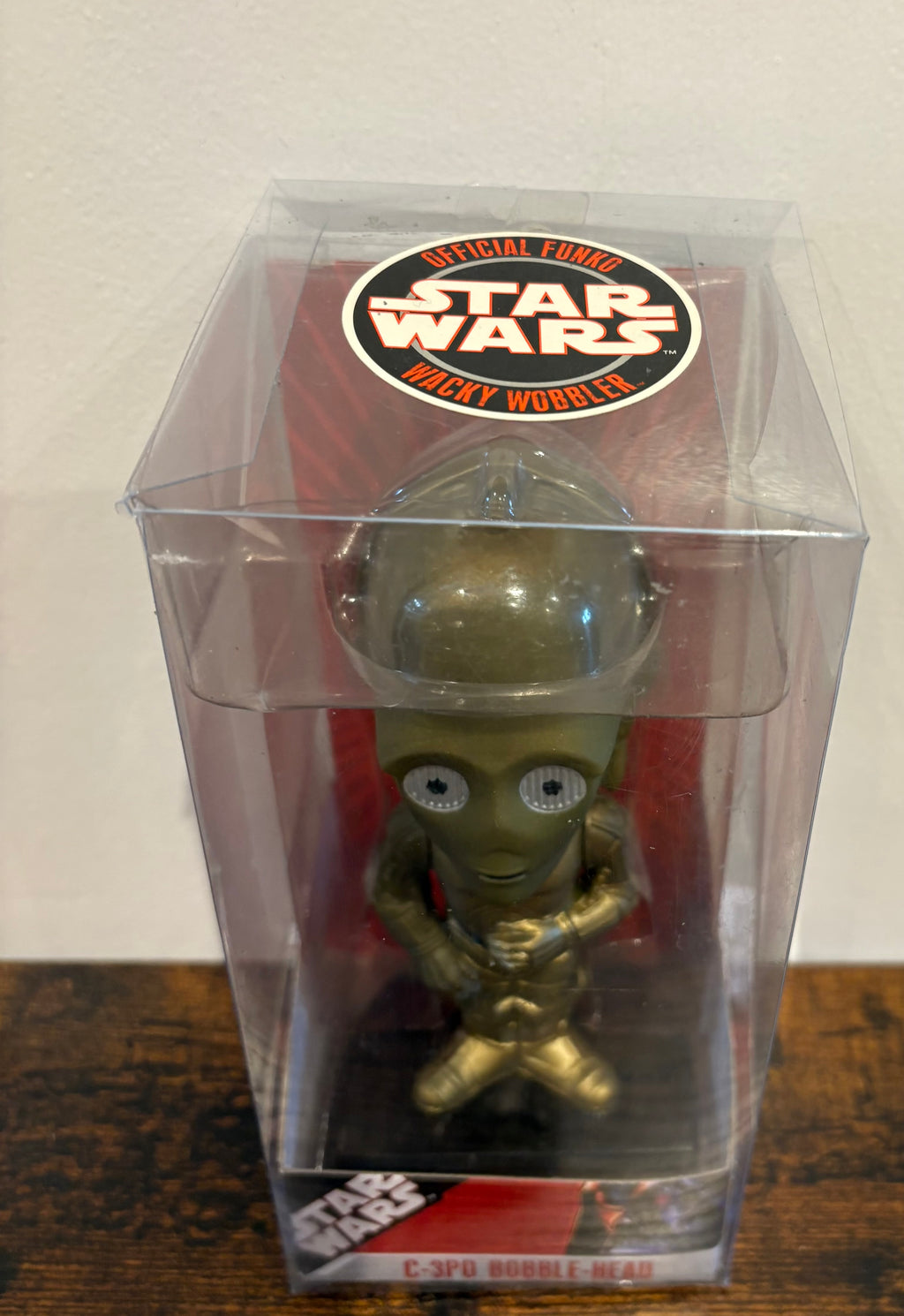 Star Wars Wacky Wobbler Bobble-Head Figure C-3PO 2008 Funko Official