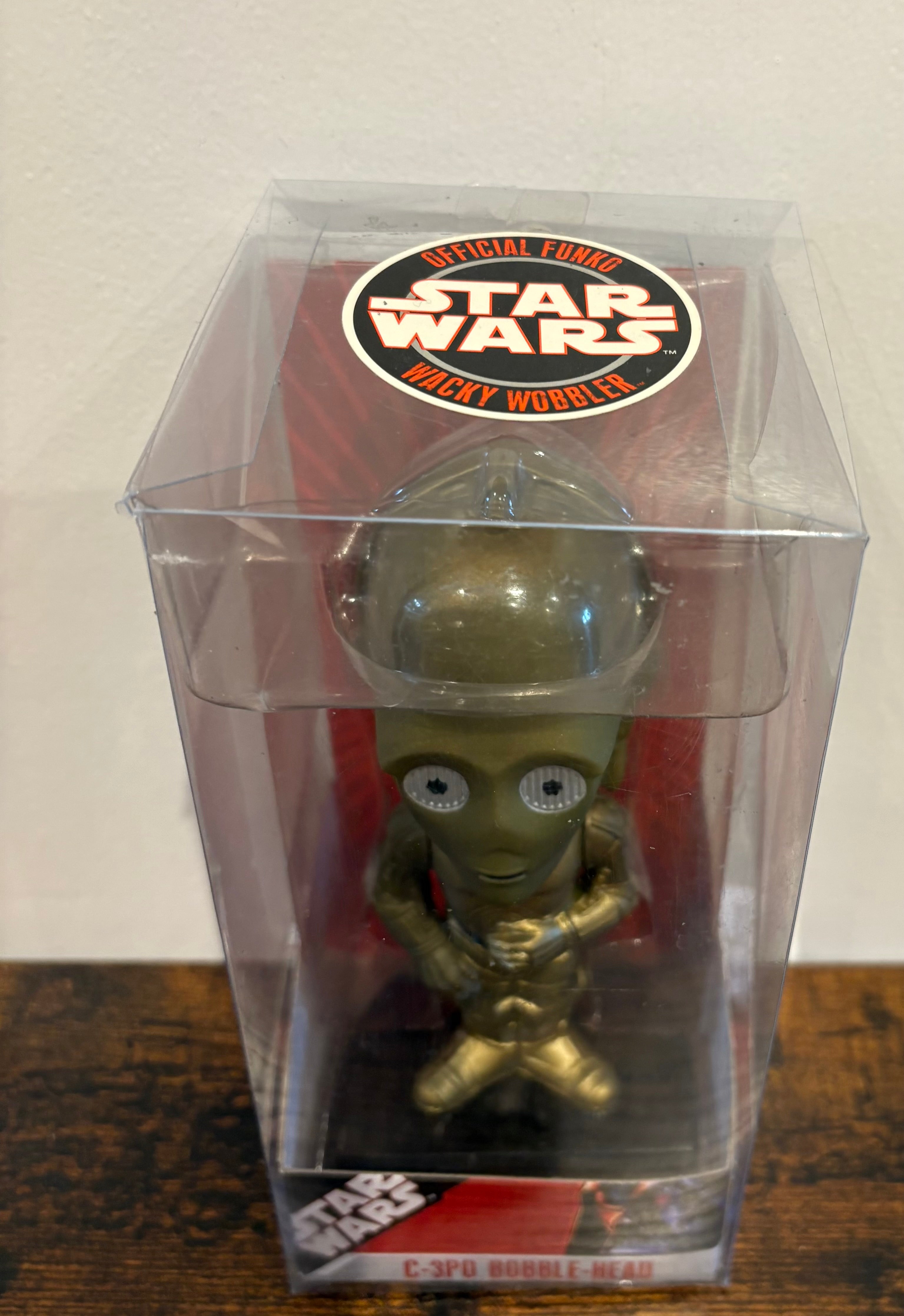 Star Wars Wacky Wobbler Bobble-Head Figure C-3PO 2008 Funko Official