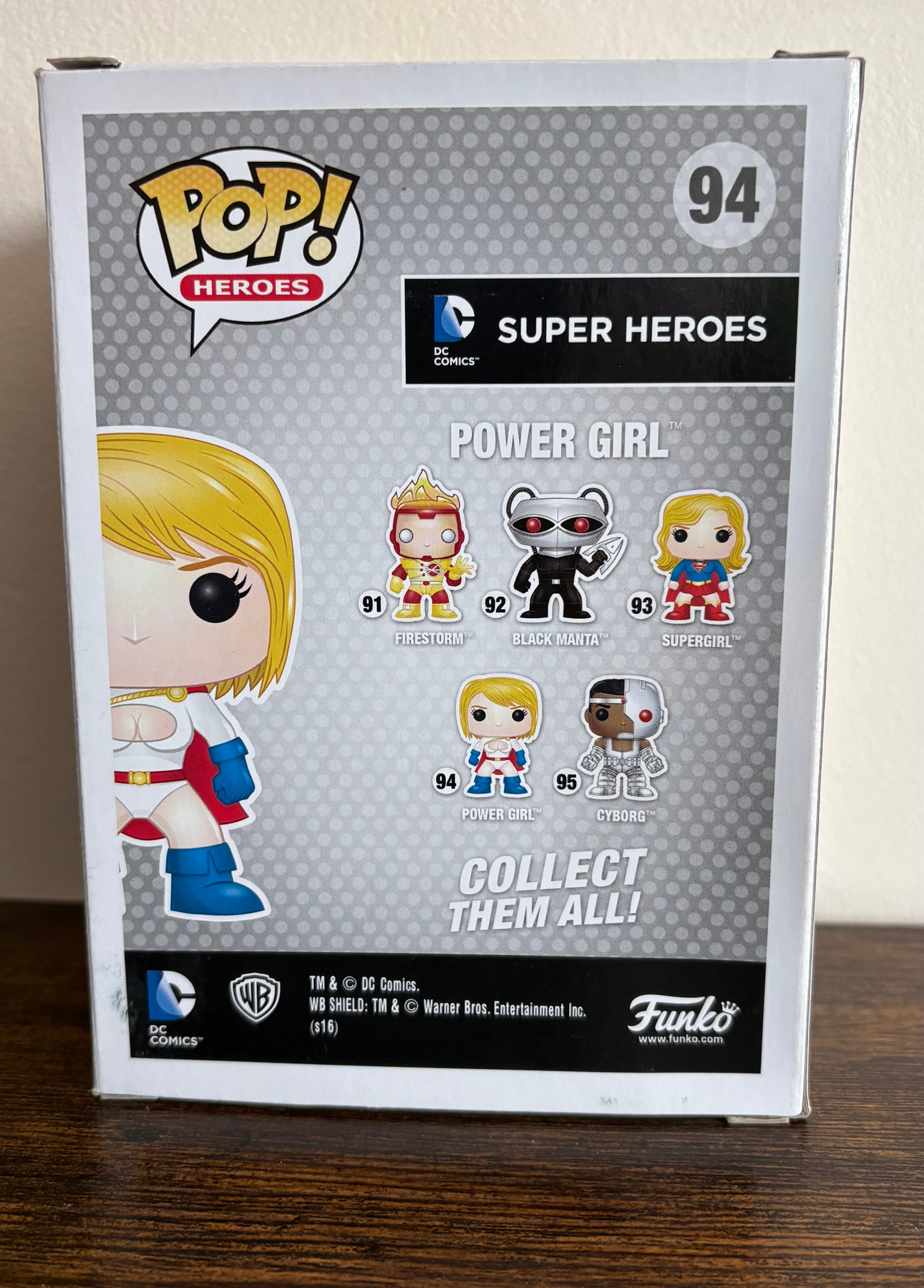 Funko Pop #94 Power Girl - Super Heroes.
