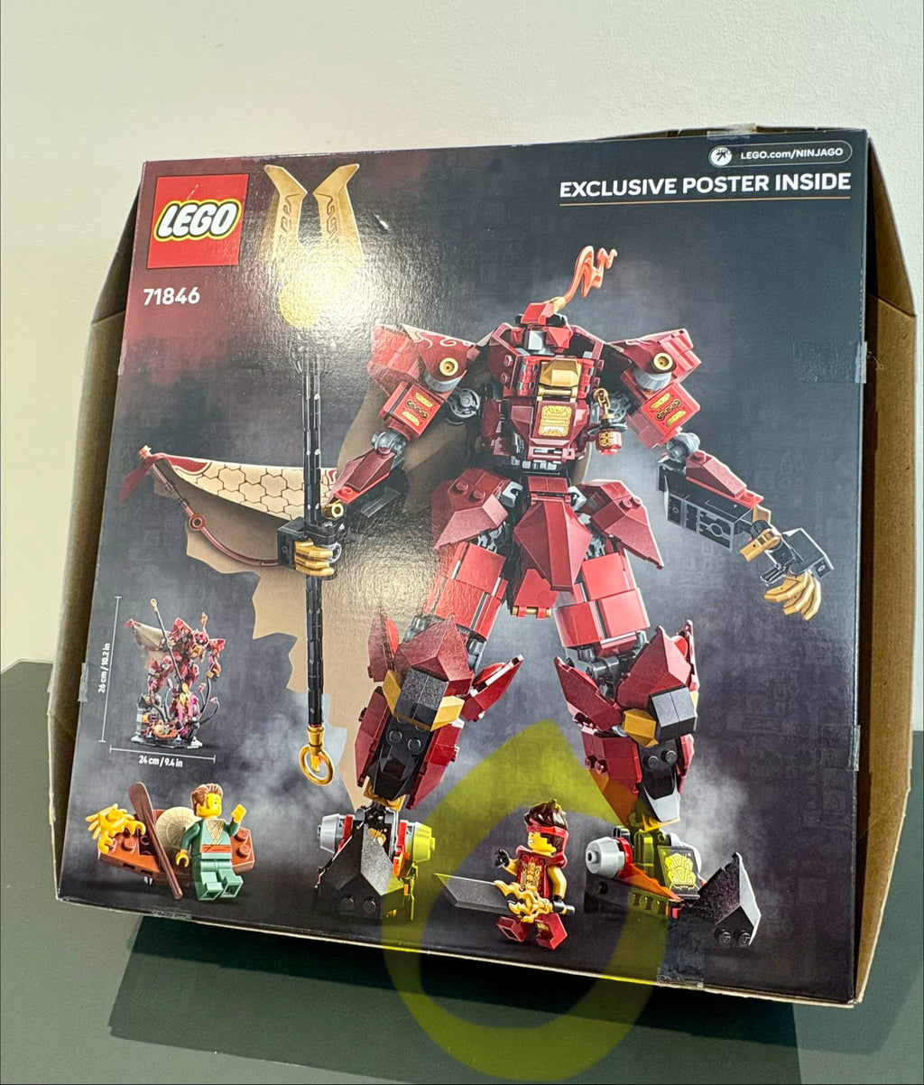 LEGO 71846 Ninjago The Fire Knight Mech Toy - Only Has One Minifigure