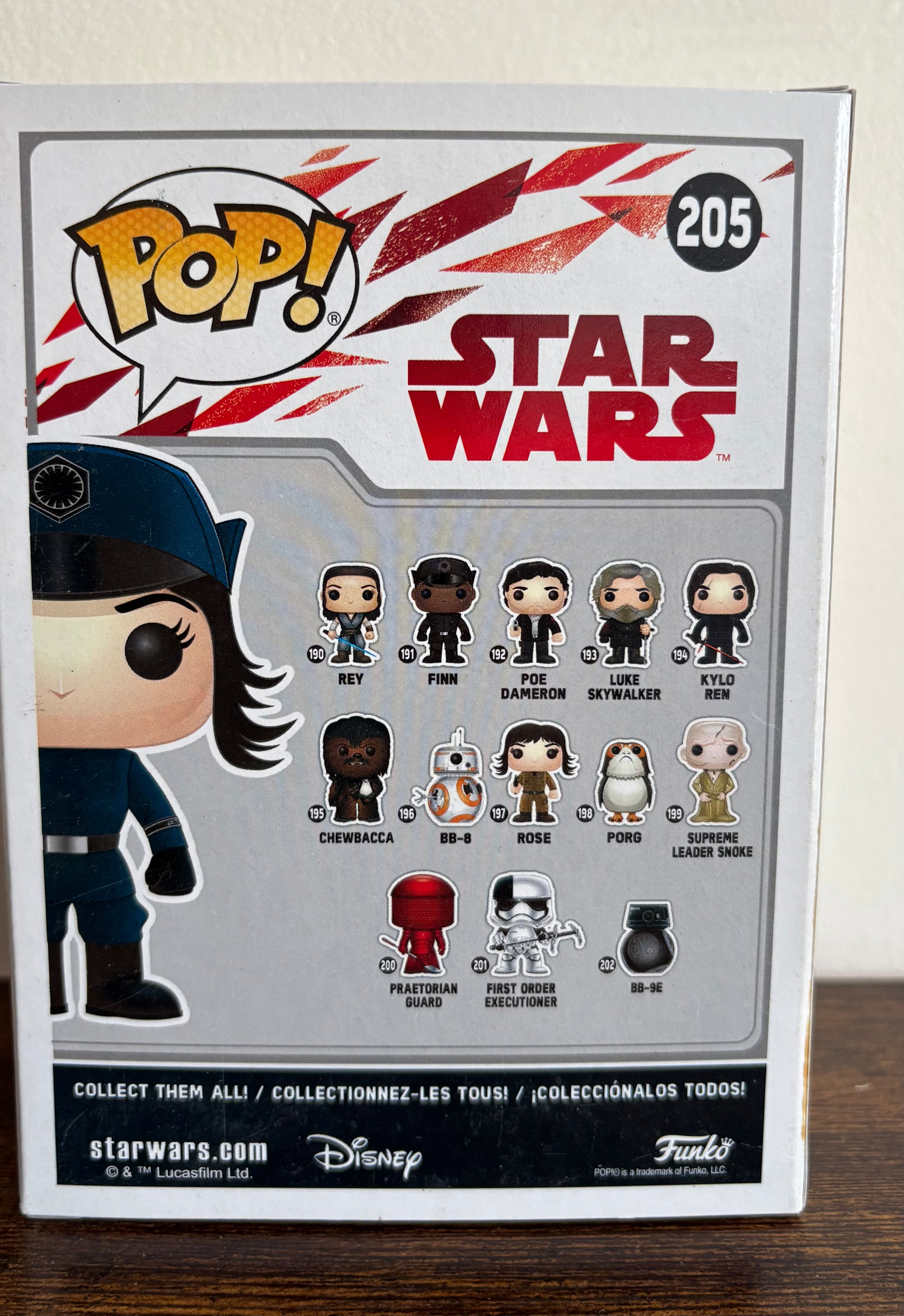 Funko Pop #205 Rose - Star Wars