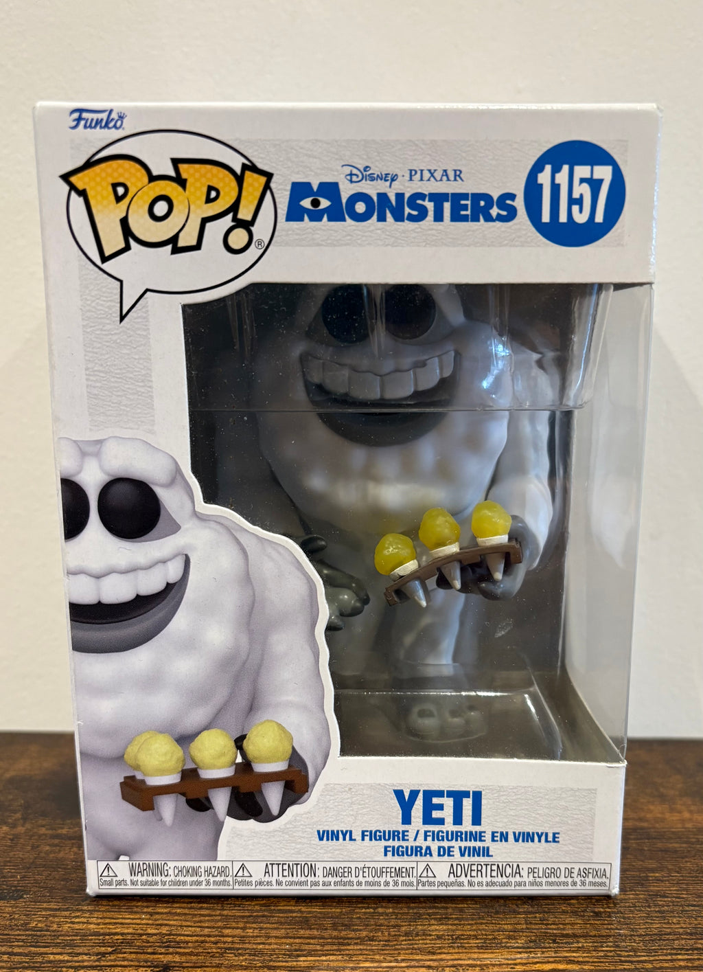 Funko Pop Yeti with Snow Cones #1157 Disney Pixar Monsters Inc Vinyl Figure