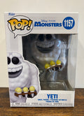 Funko Pop Yeti with Snow Cones #1157 Disney Pixar Monsters Inc Vinyl Figure