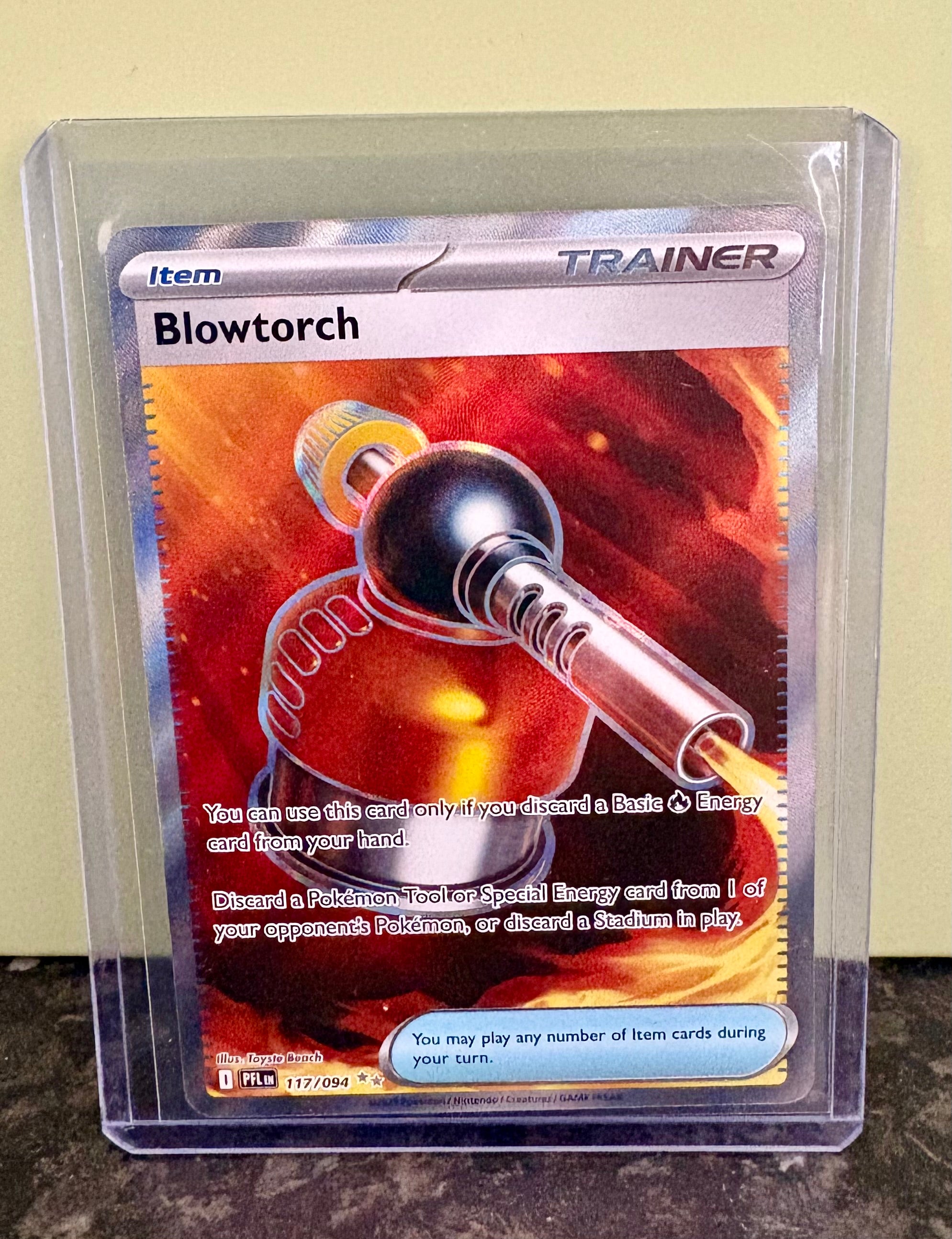 Pokemon Card Blowtorch 117/094 Phantasmal Flames Ultra Rare Trainer NM