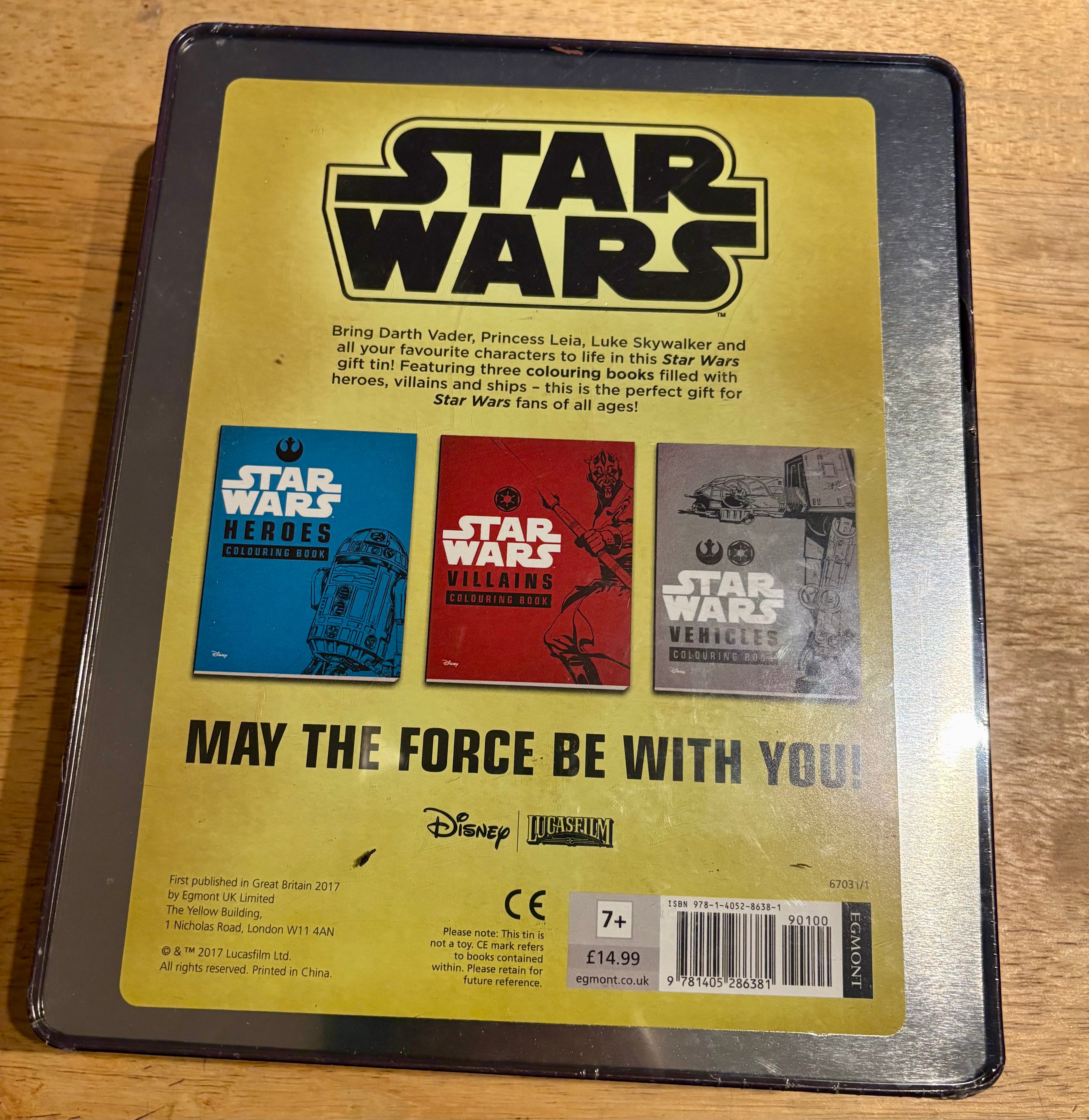 Collectables Star Wars Colouring Tin, Lucasfilm