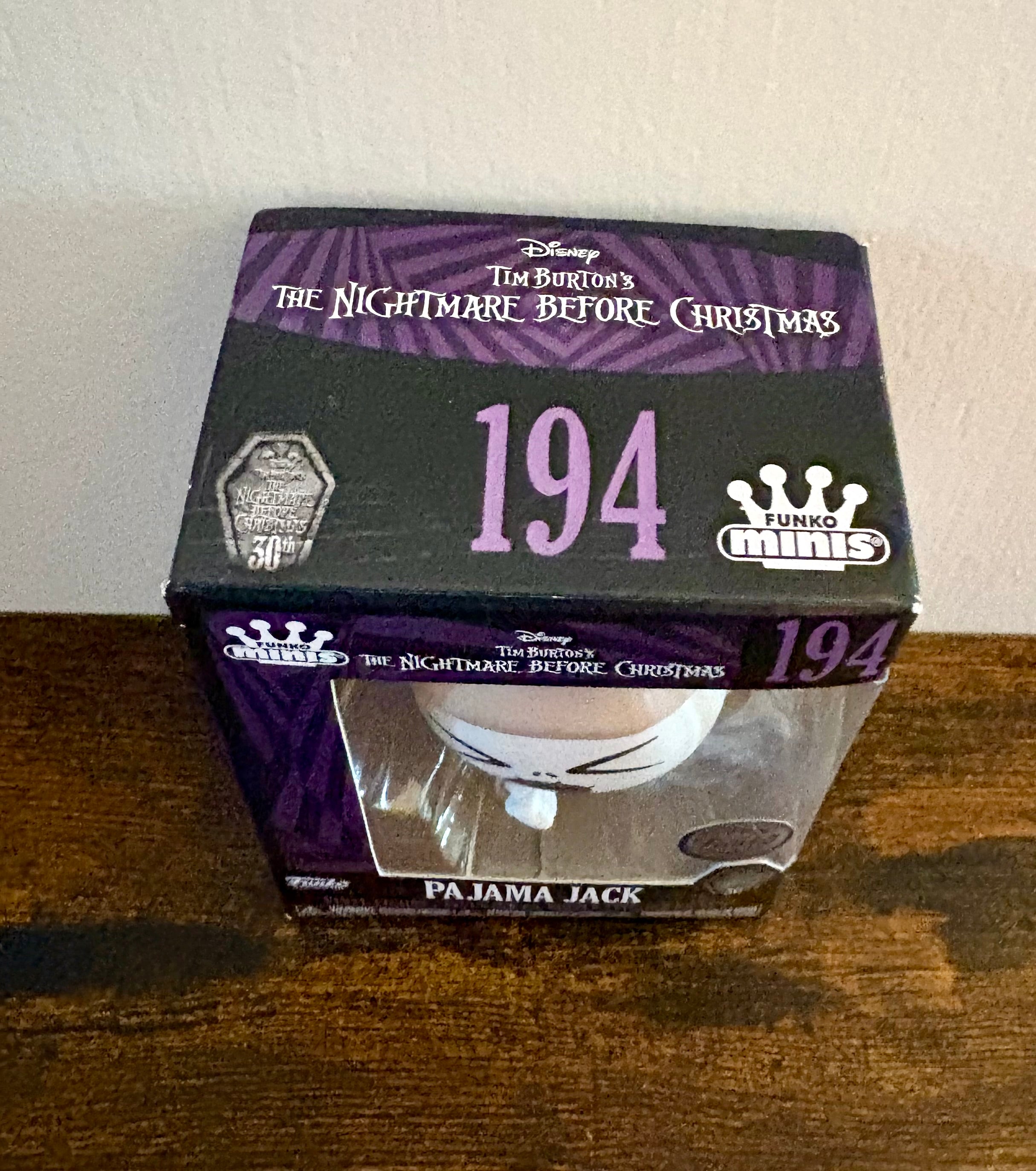 Funko Pop! Minis Tim Burton's The Nightmare Before Christmas #194 Pajama Jack - New