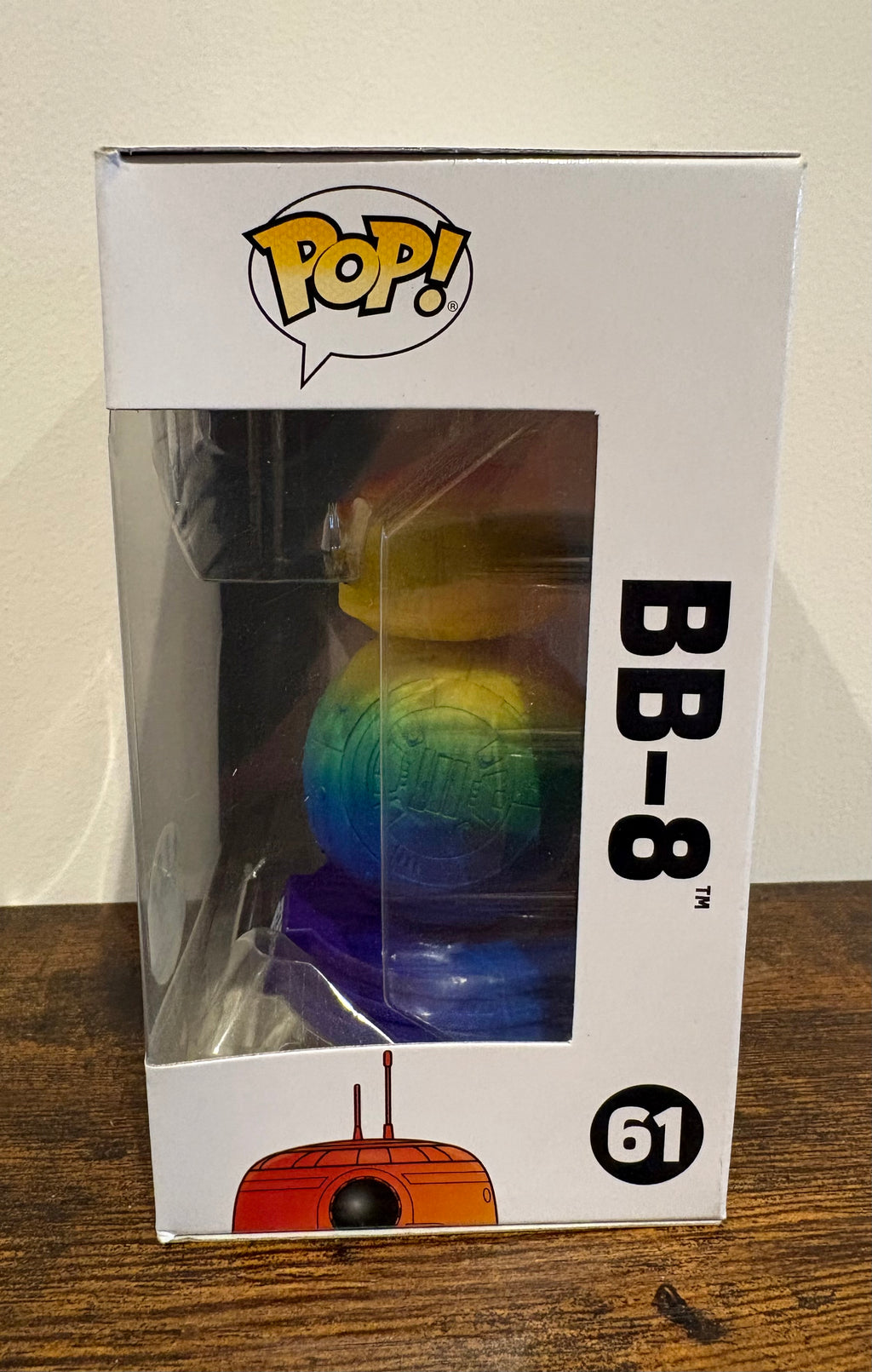 Star Wars - Rainbow Pride BB-8 #61 Funko pop Shop Exclusive