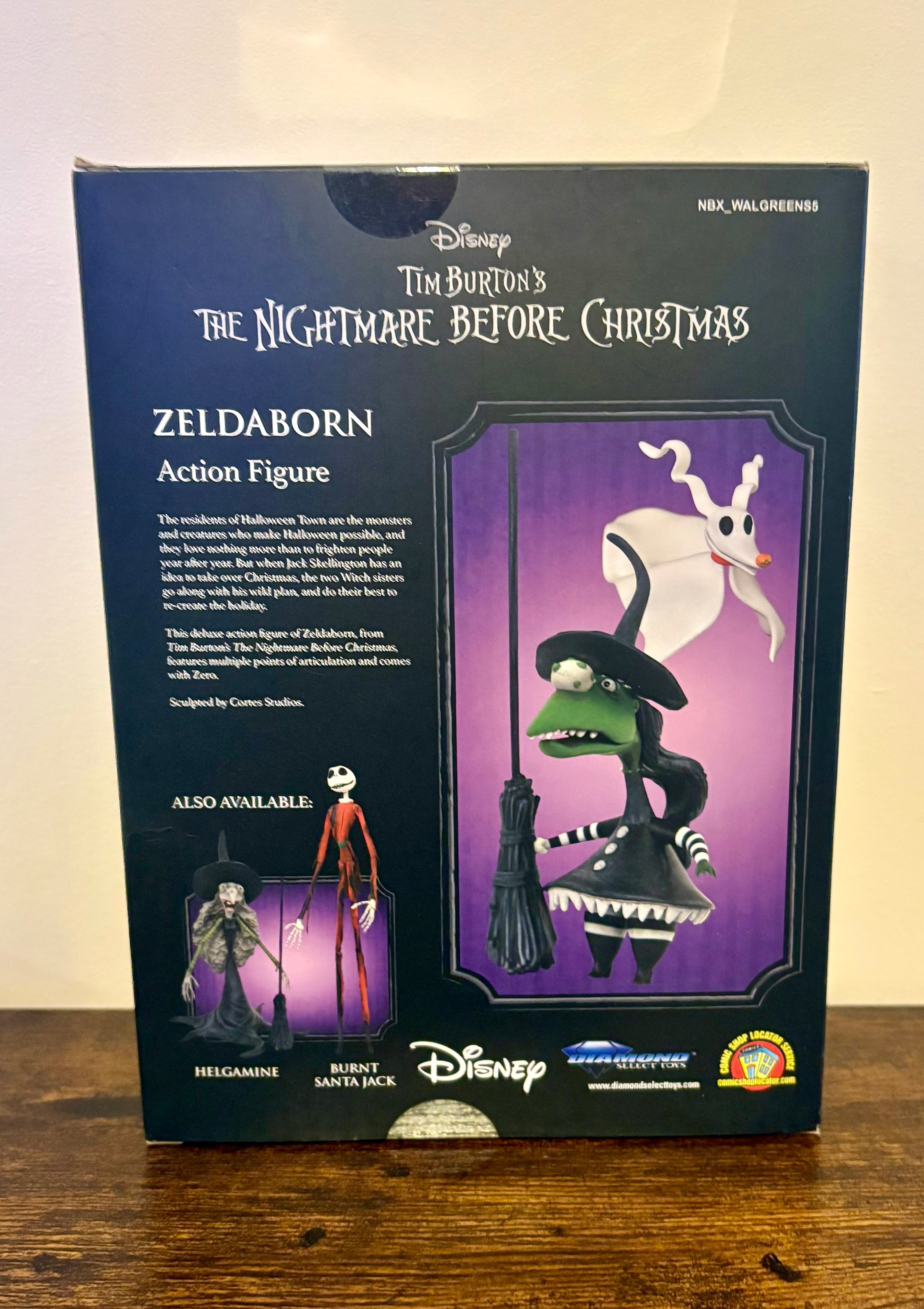 Collectables - Nightmare Before Christmas Zeldaborn & Zero Action Figure Disney Diamond Select