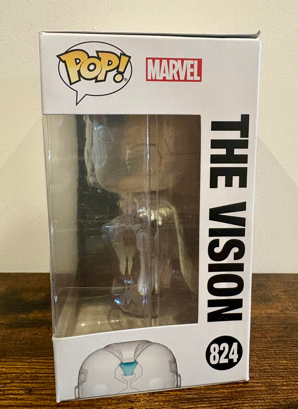 Funko Pop! 824 Marvel Wandavision The Vision Vinyl Figure Bobble Head Boxed.