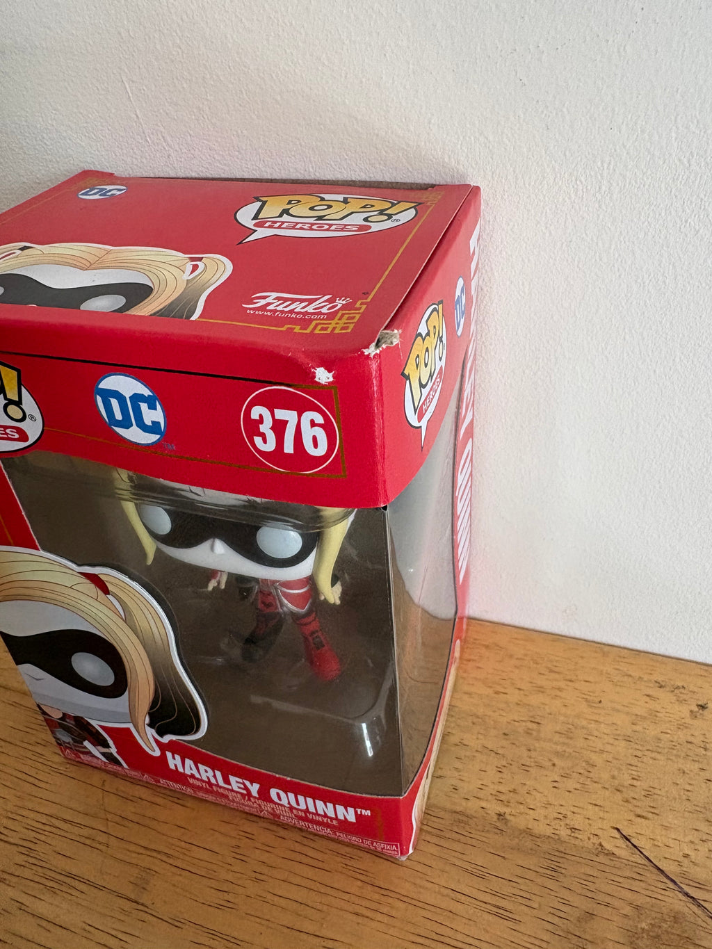 Funko Pop #376 DC Harley Quinn in Red Box