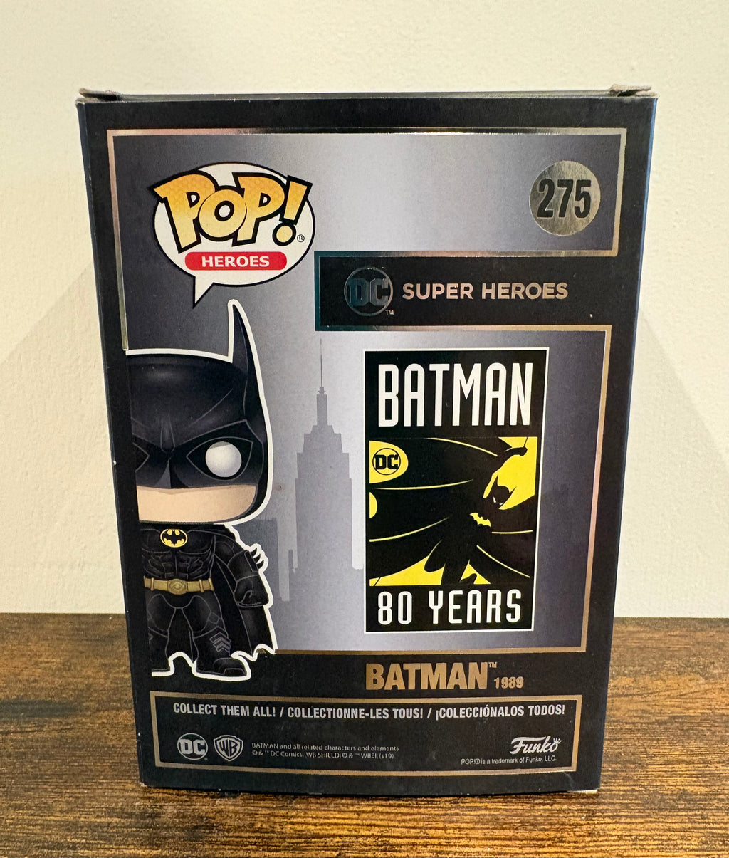 Funko Pop Batman Special Entertainer Edition Vinyl Figure Batman 80 Years #275