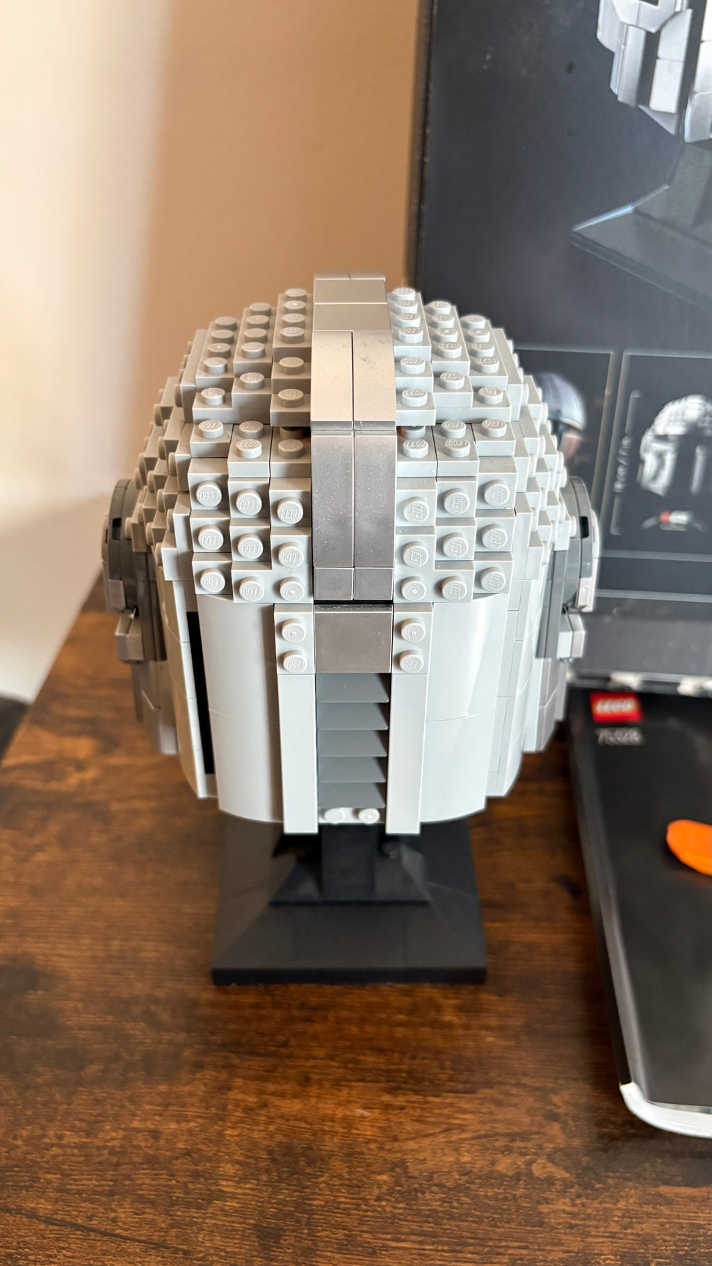 LEGO Star Wars the Mandalorian Helmet 75328 100% Box & Instructions