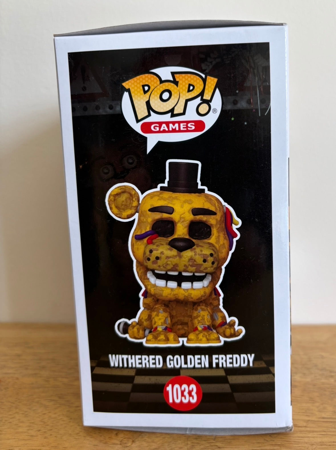 Funko Pop Five Nights at Freddy's - Withered Golden Freddy 1033 FNAF Special Edition