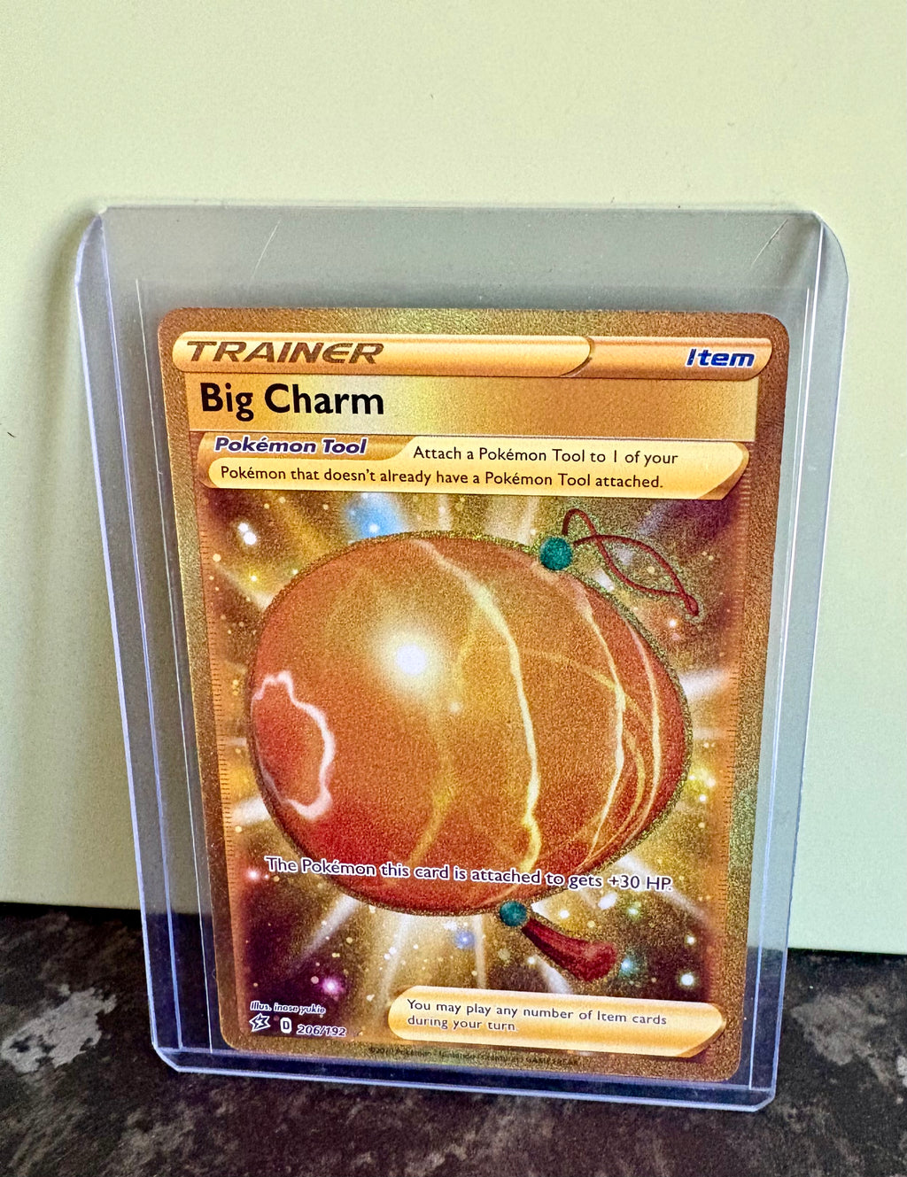 Pokemon - 206/192 - Big Charm (Secret) - Rebel Clash
