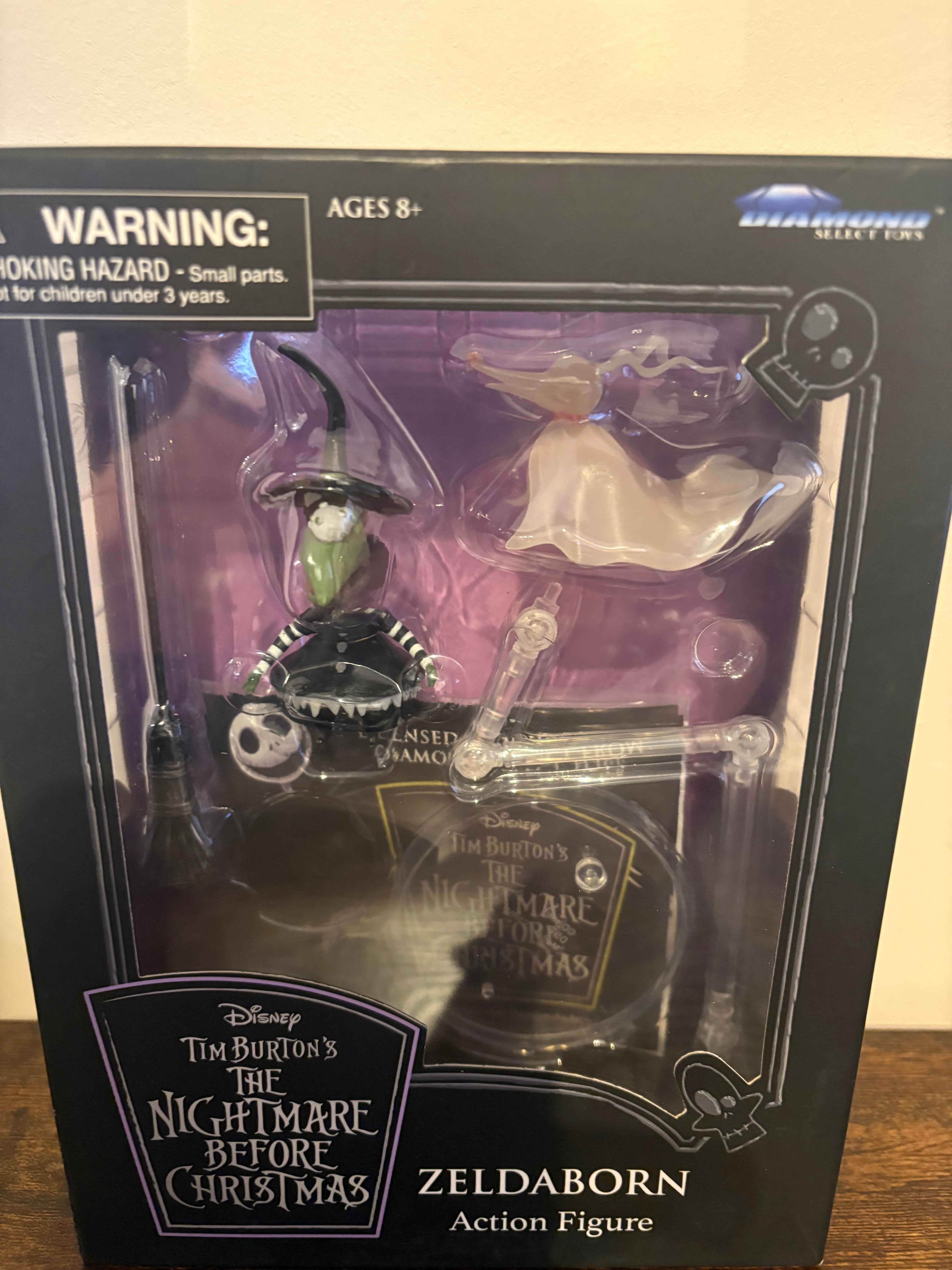 Collectables - Nightmare Before Christmas Zeldaborn & Zero Action Figure Disney Diamond Select