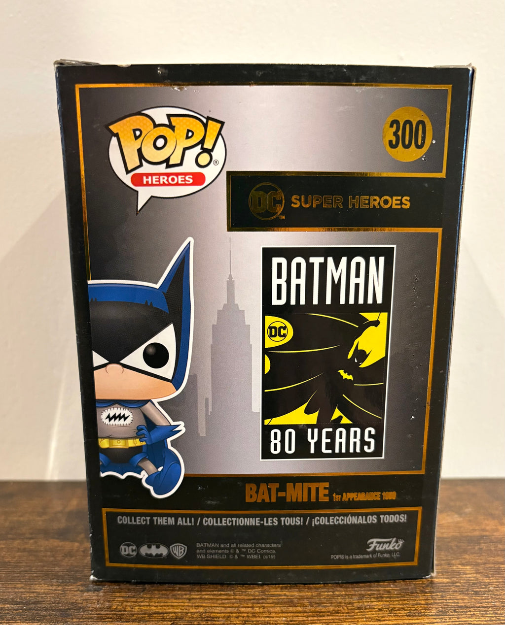 Funko Pop Bat Mite #300 Vinyl Figure DC Super Heroes Batman 80th Anniversary