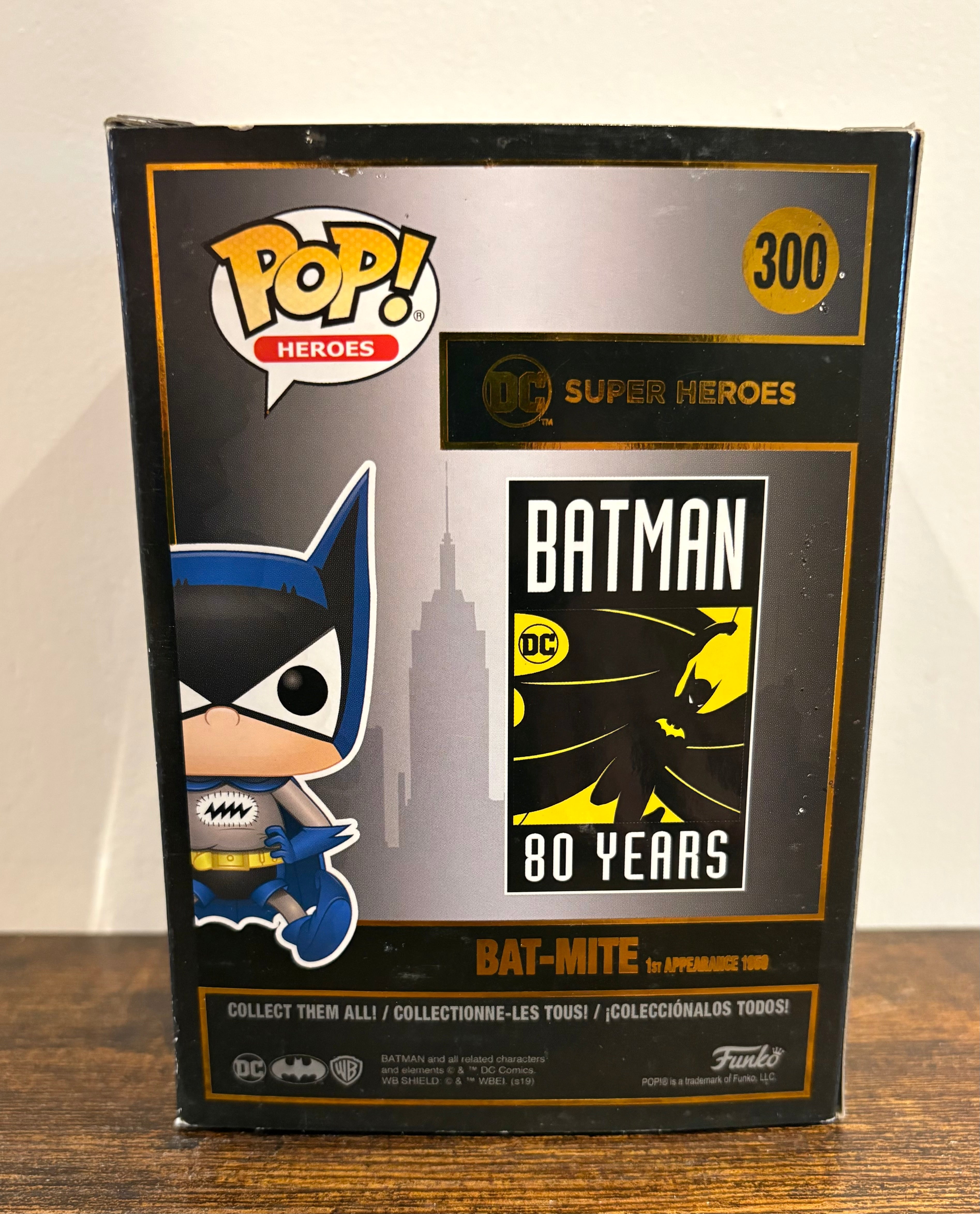 Funko Pop Bat Mite #300 Vinyl Figure DC Super Heroes Batman 80th Anniversary