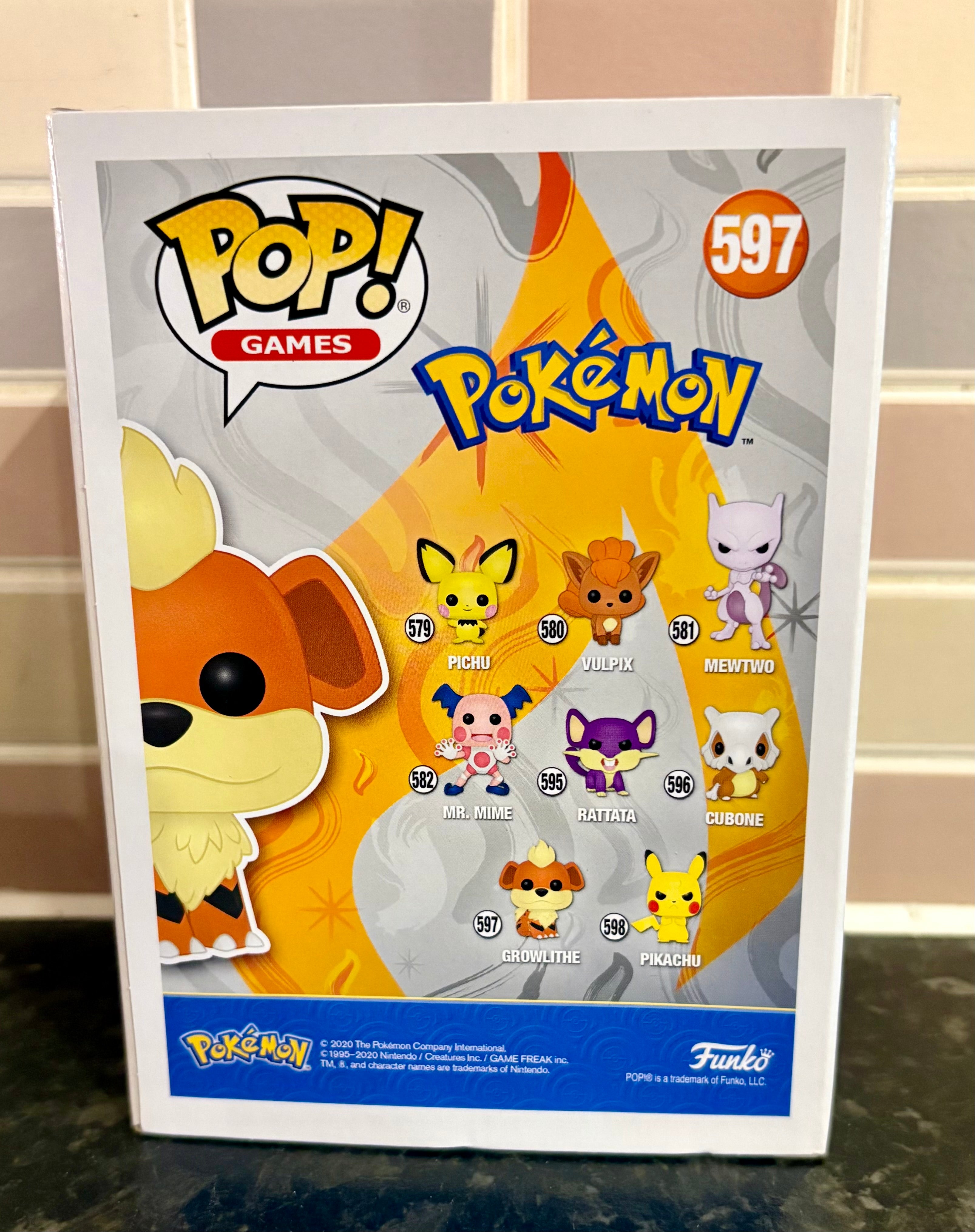 Funko Pop #597 Pokémon Growlithe