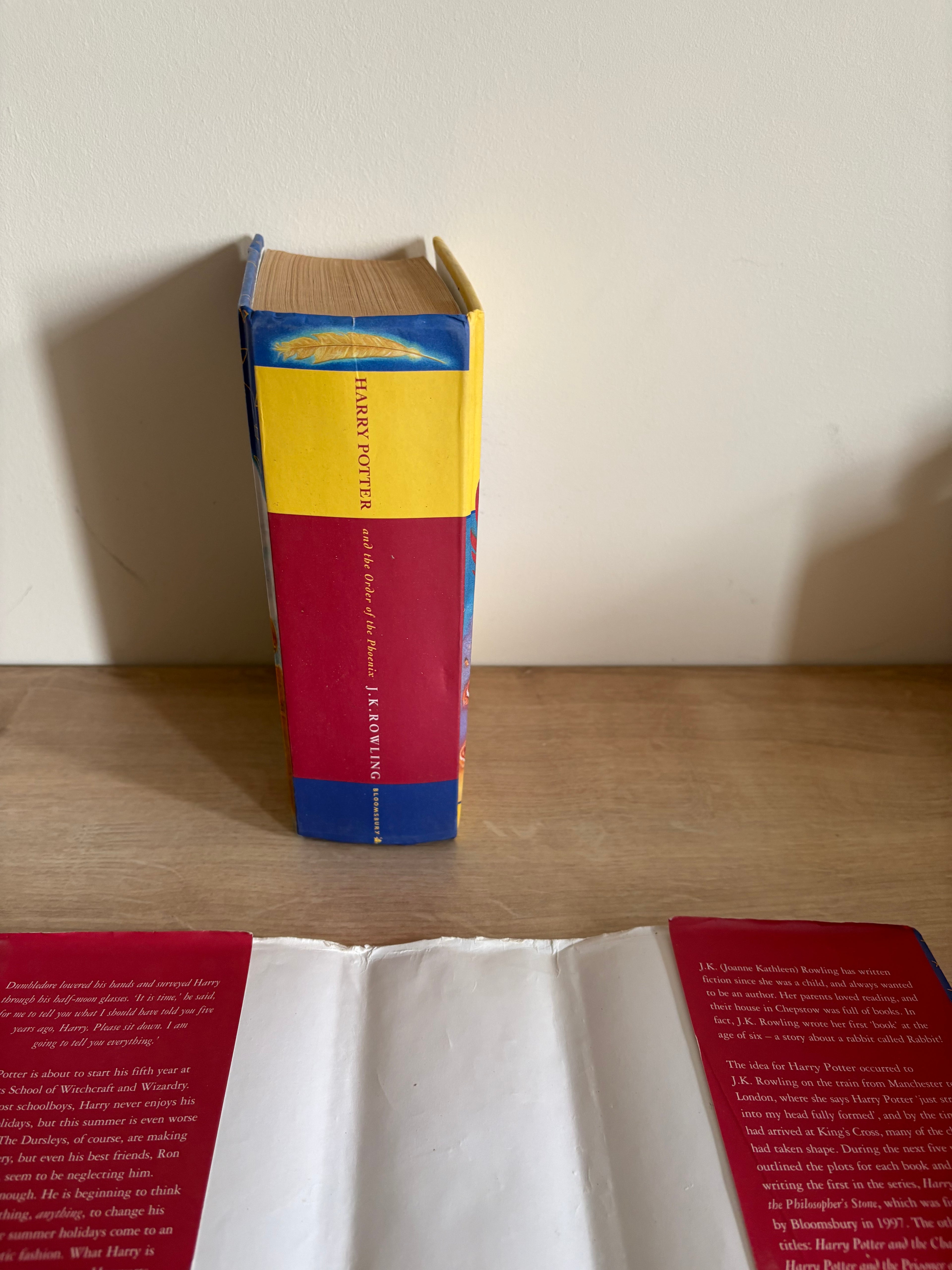 Collectables - Harry Potter and the Order of the Phoenix 1st/1st Edition with errors, with dust jacket